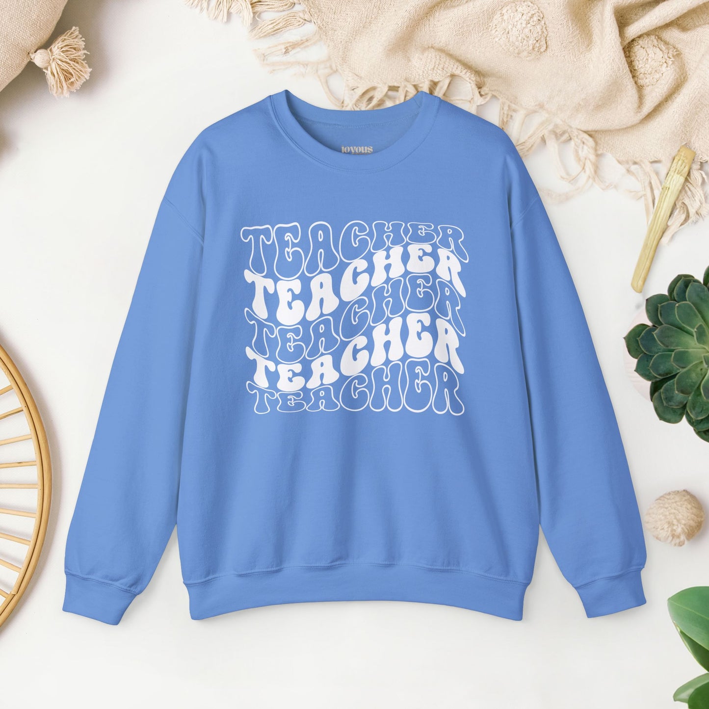 Groovy Unisex Teacher Sweatshirt for School Teachers