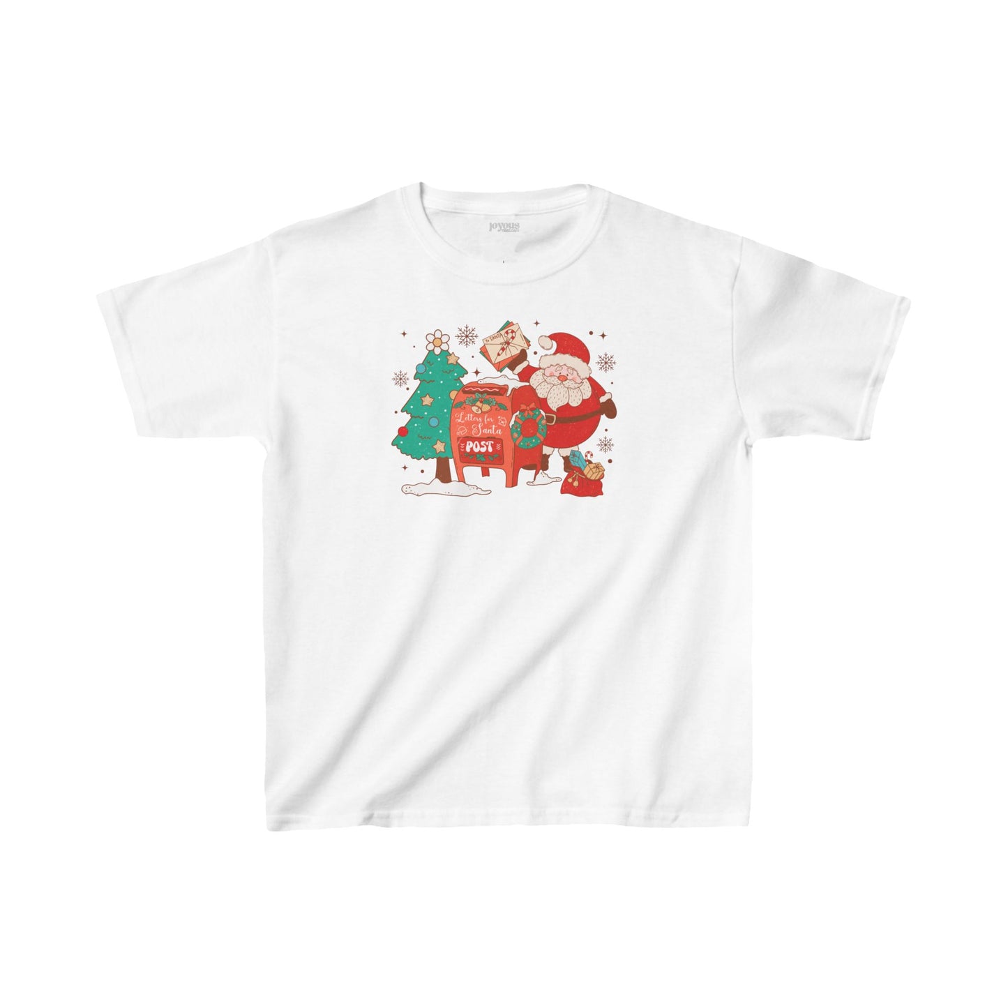 Letters for Santa Youth Christmas Shirt - Retro Christmas Tee