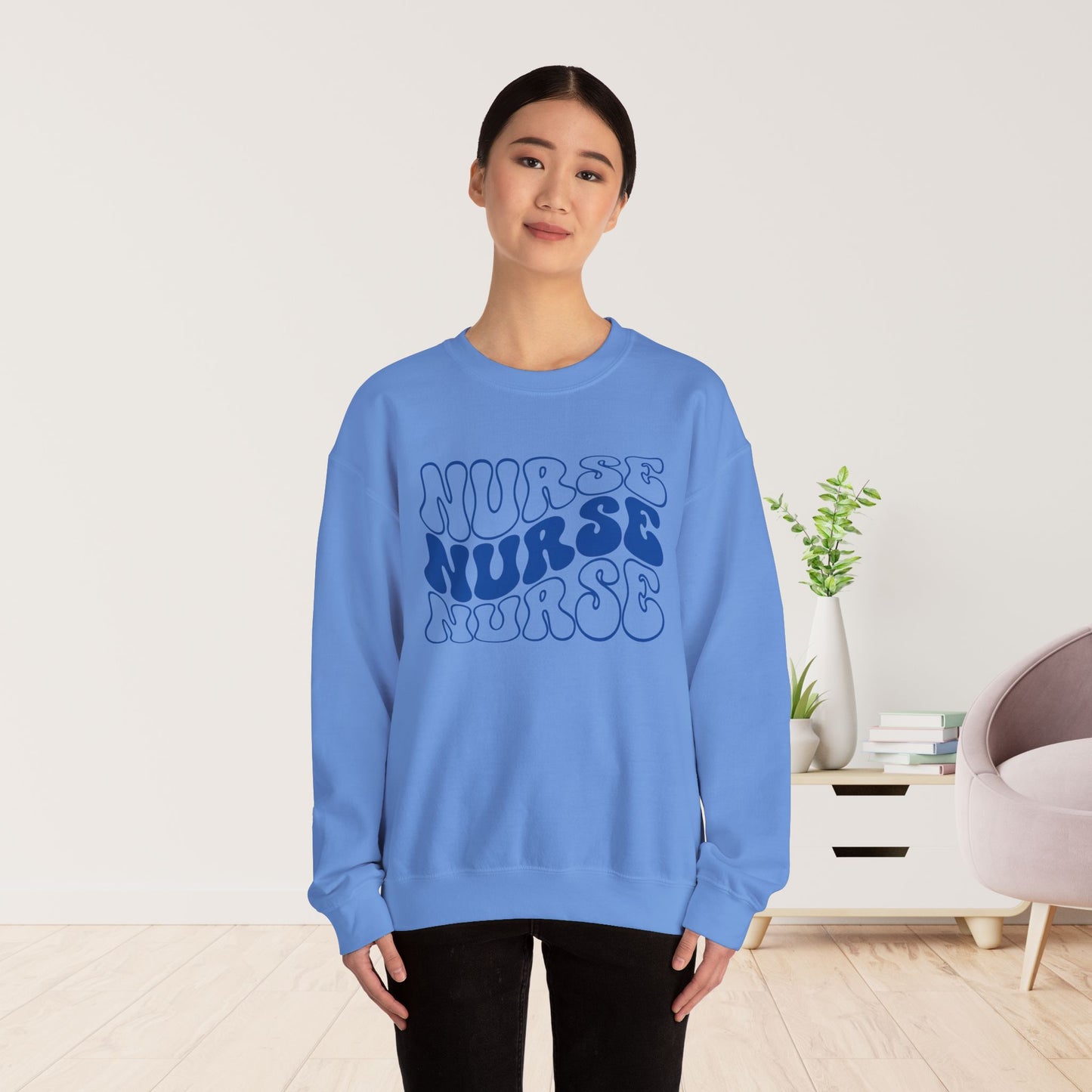 Groovy Nurse Sweatshirt - Registered Nurse Sweatshirt