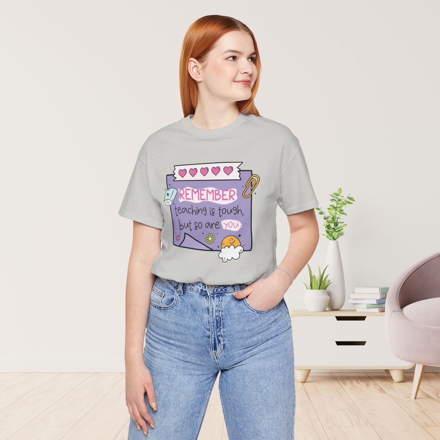 Trendy Motivational Teacher Soft Cotton Tee