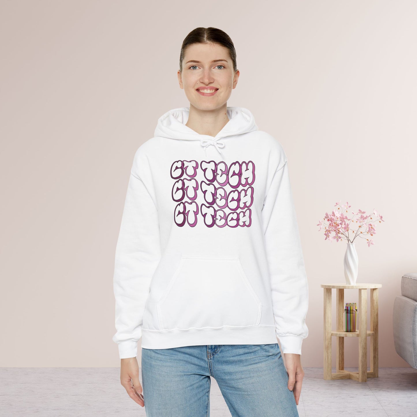 Groovy Purple CT Tech Hoodie - CT Technologist Hoodie
