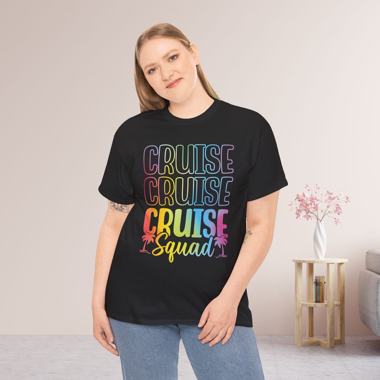 Cruise Squad Shirt - Family Cruise Vacation Heavy Cotton Tee