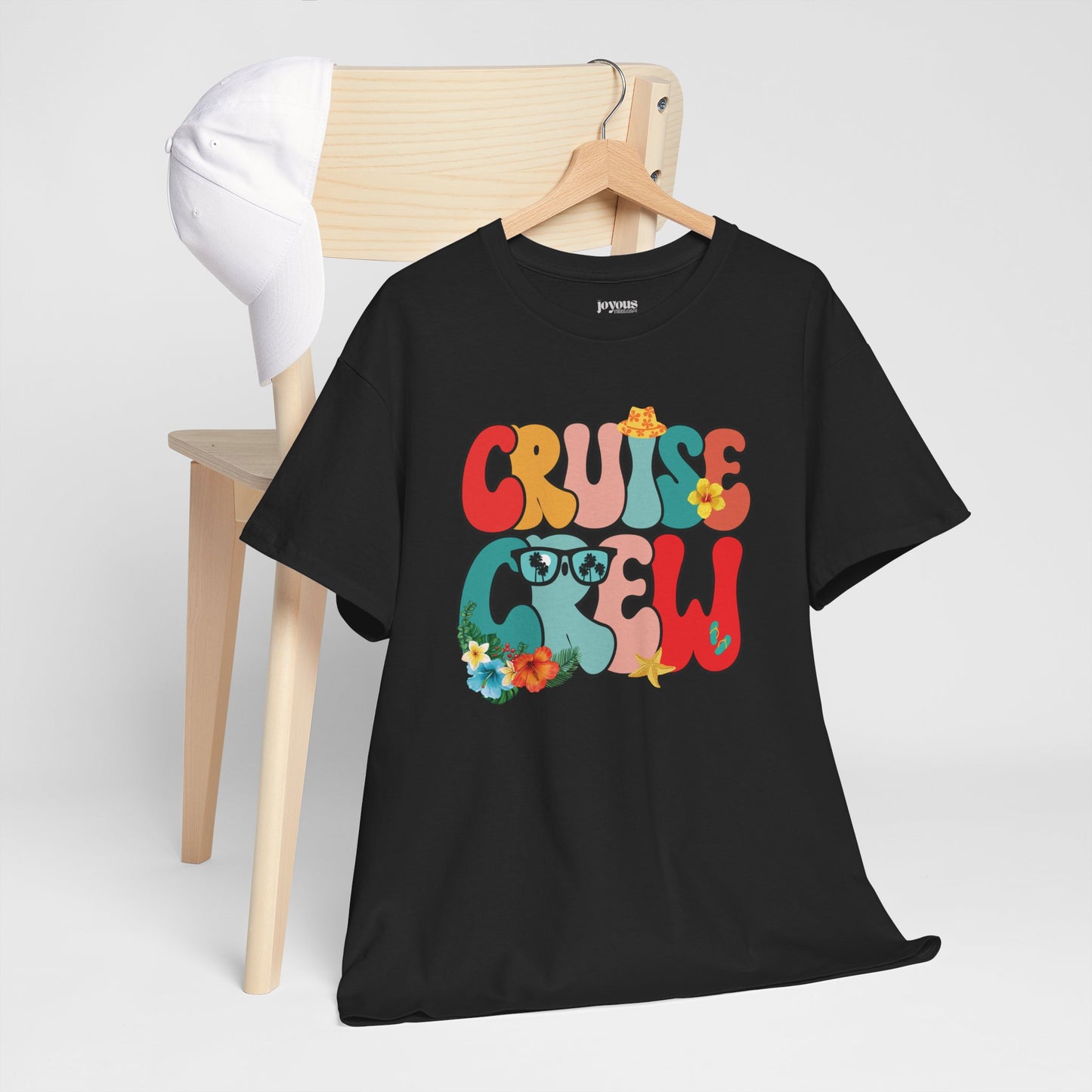 Groovy Cruise Crew Shirt - Family Cruise Vacation Heavy Cotton Tee