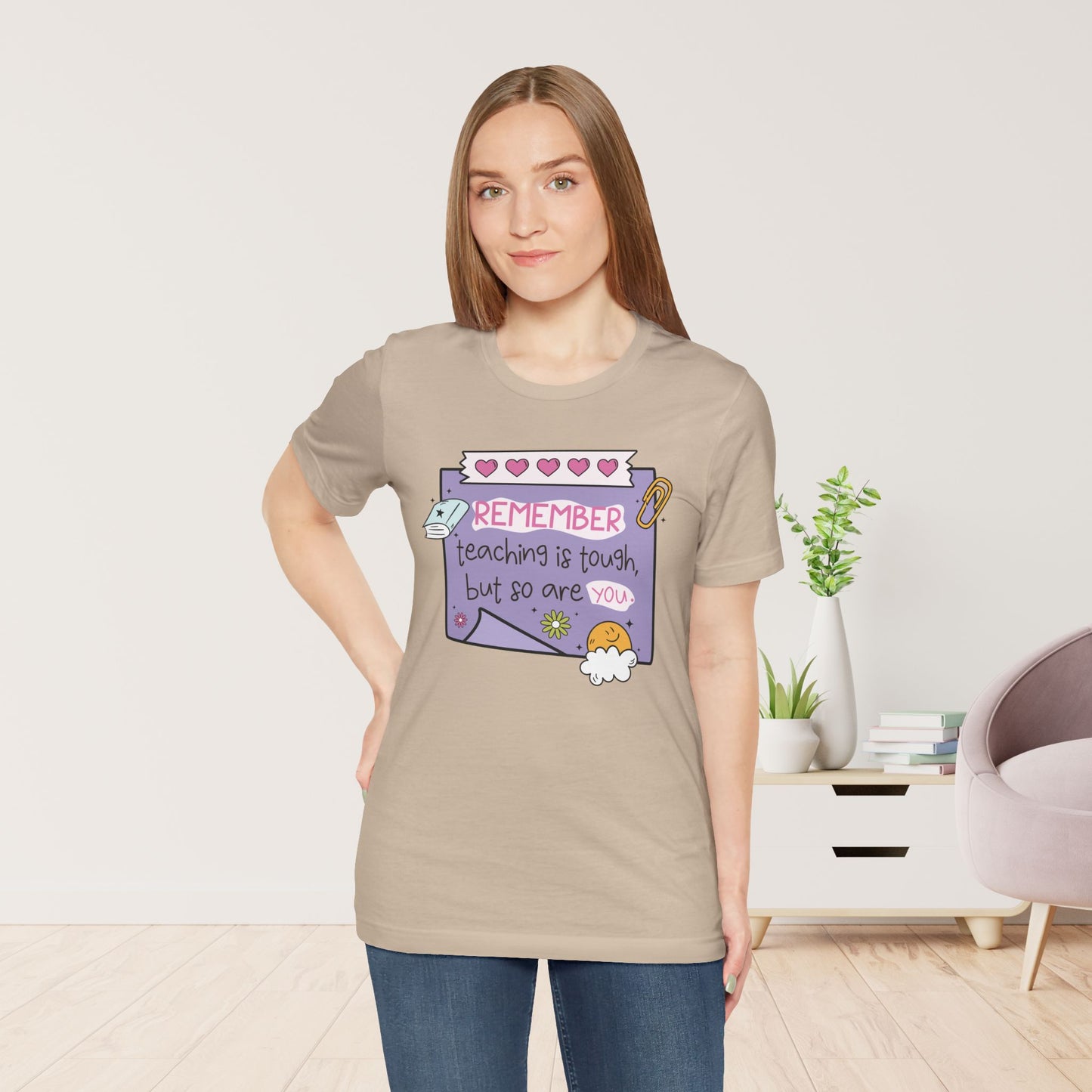 Trendy Motivational Teacher Soft Cotton Tee