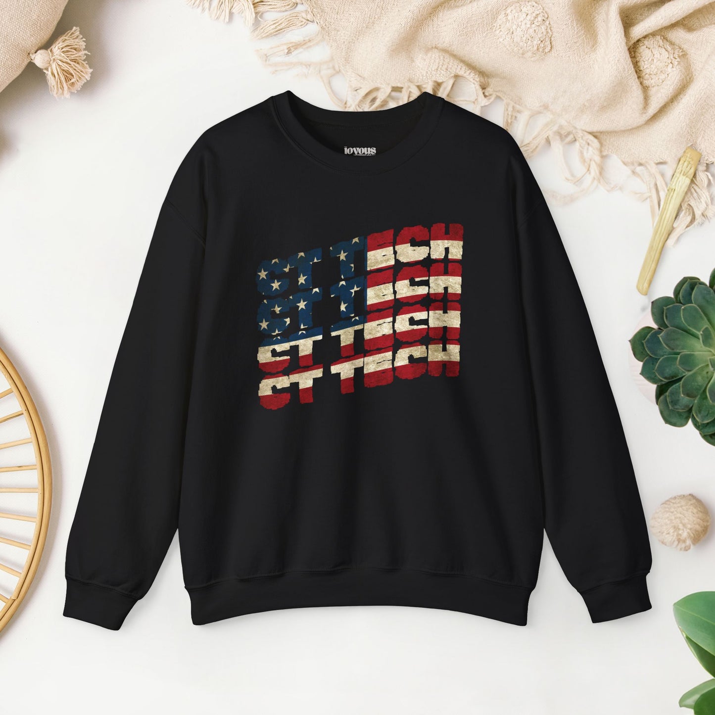 USA Flag CT Tech Sweatshirt - 4th of July CT Technologist Sweater