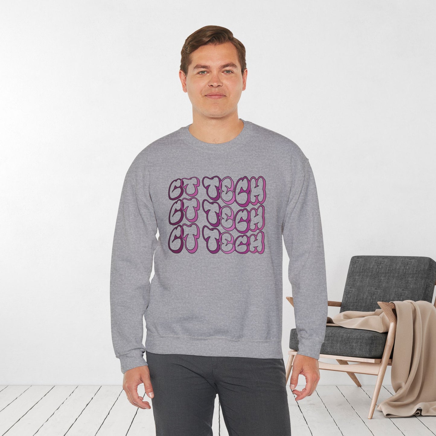 Groovy Purple CT Tech Sweatshirt - CT Technologist Sweater