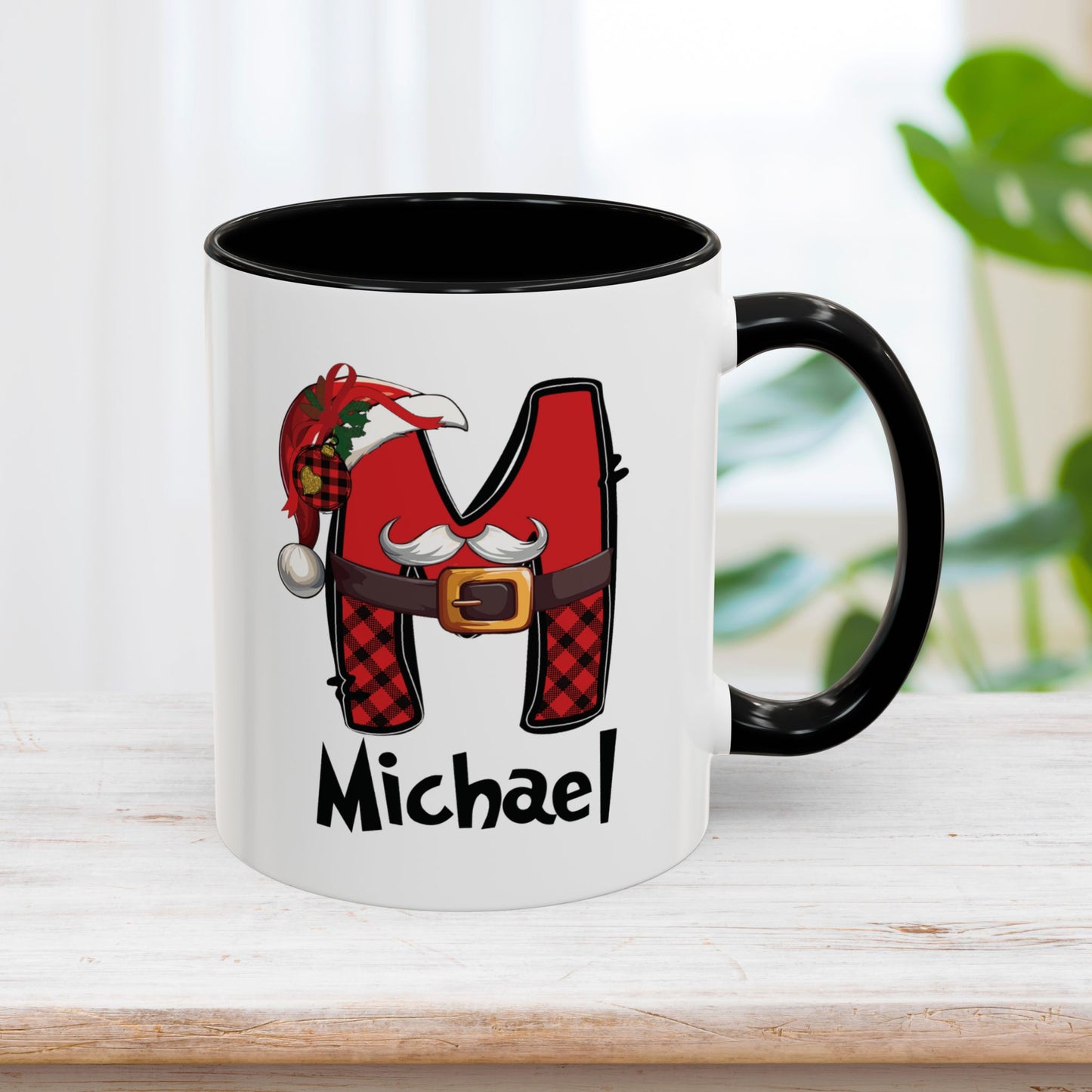 Custom Name Christmas Initial Letter Mug - Personalized Christmas Gifts A-Z