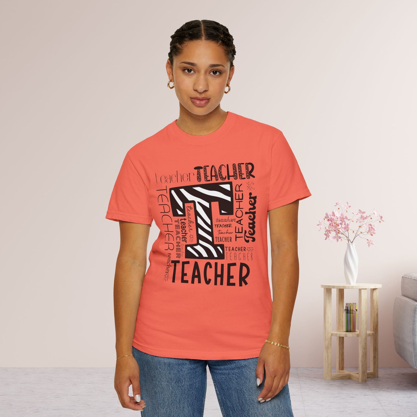 Trendy Teacher Comfort Colors Shirt