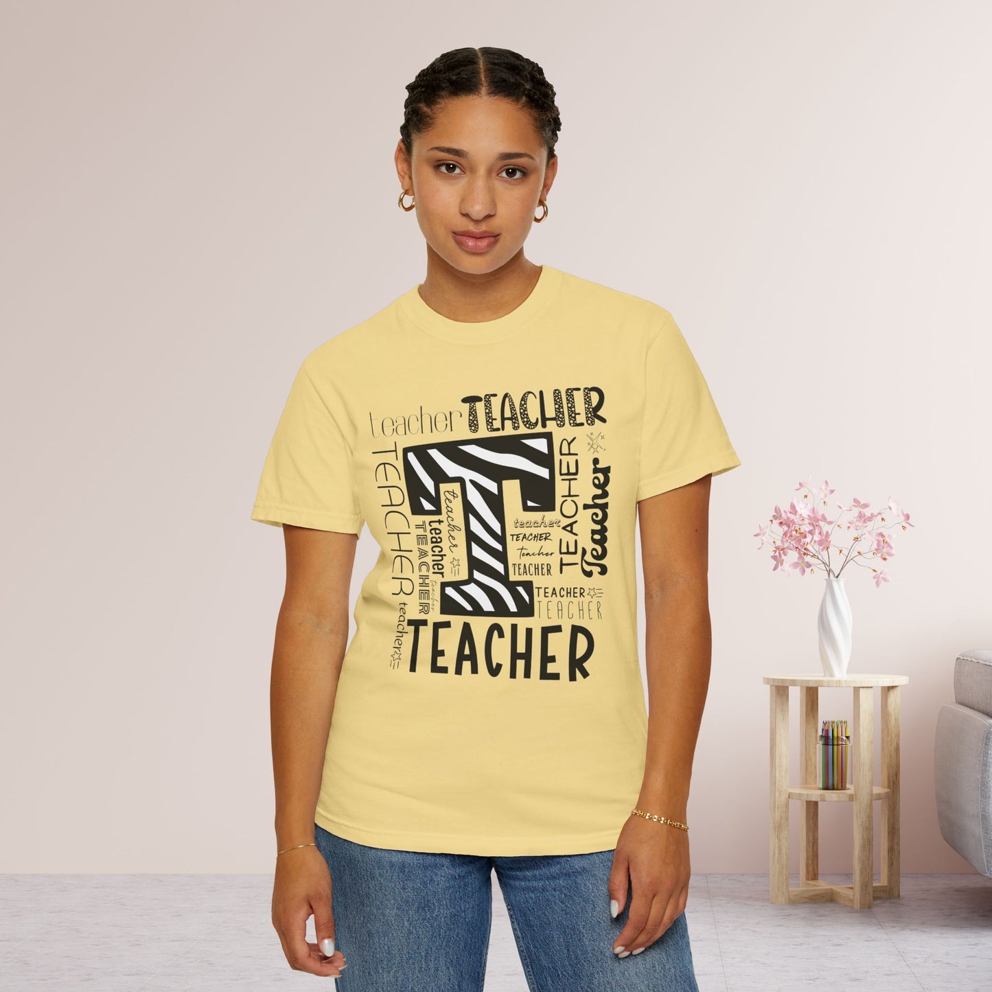 Trendy Teacher Comfort Colors Shirt
