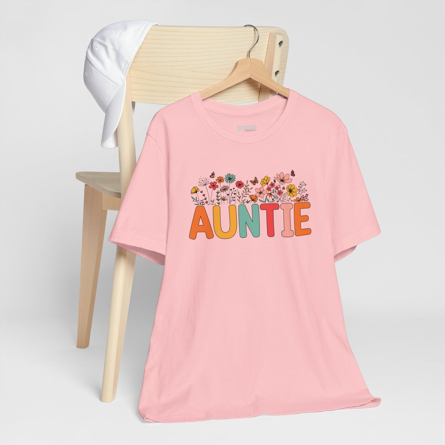 Spring Floral Auntie Soft Cotton Tee