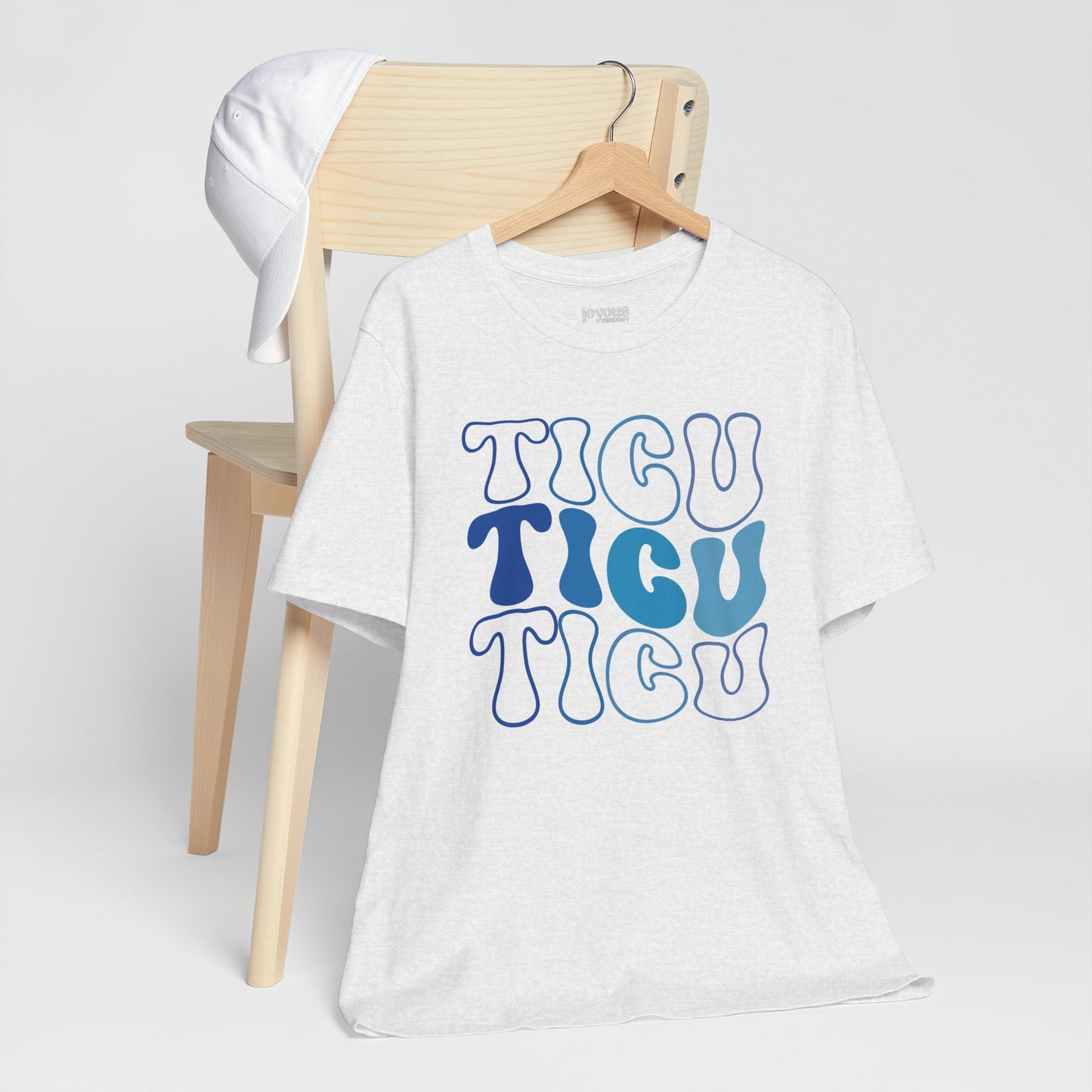 Groovy Blue TICU Shirt - Trauma ICU Nurse Soft Cotton Tee