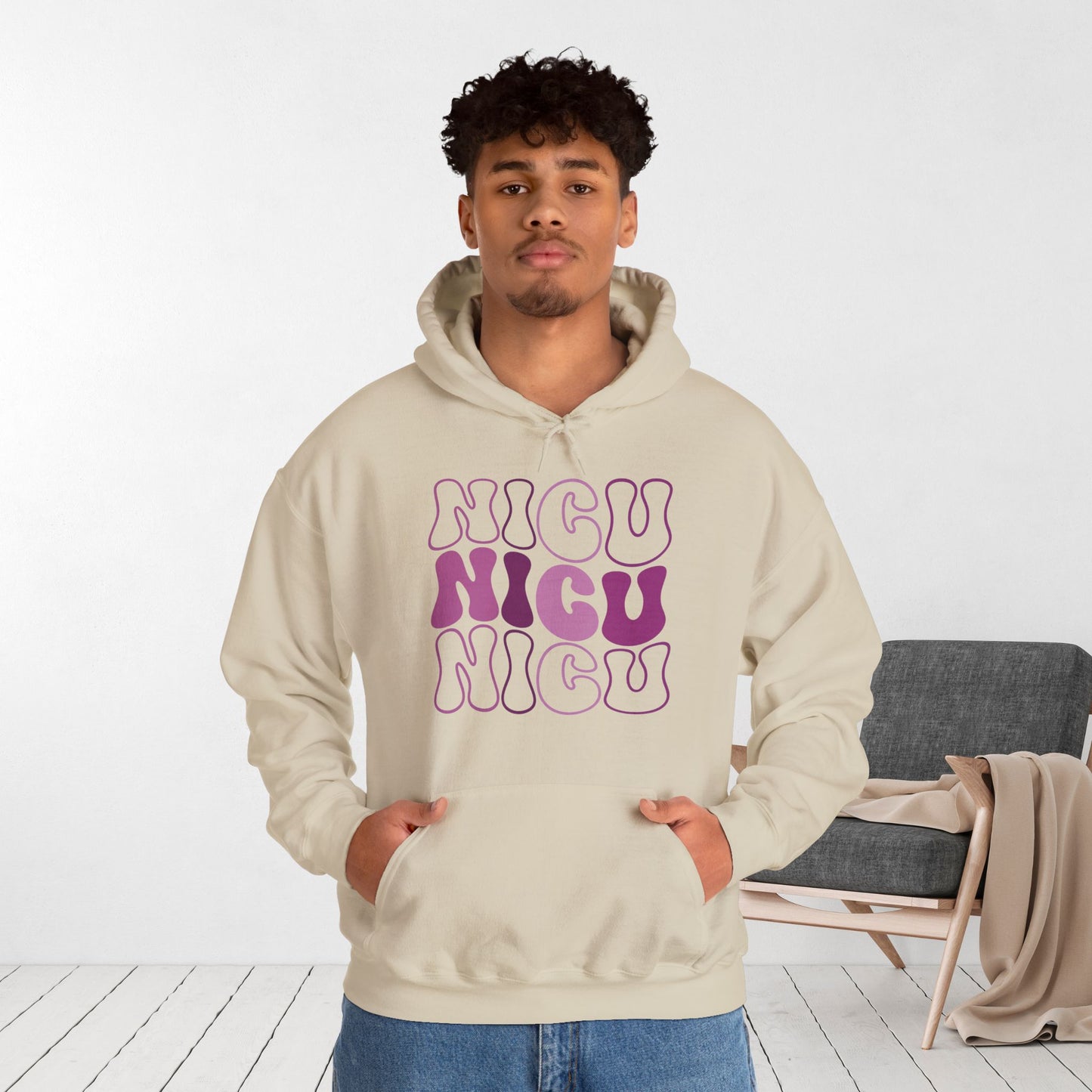 Groovy NICU Hoodie - Neonatal ICU Nurse Hoodie