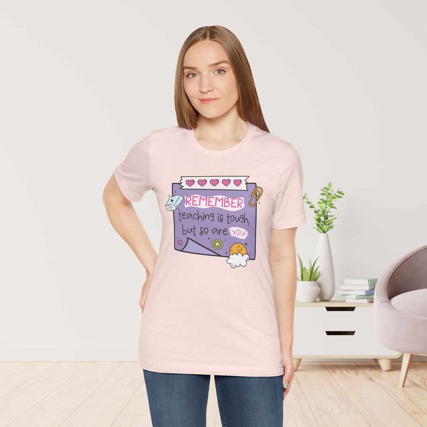 Trendy Motivational Teacher Soft Cotton Tee