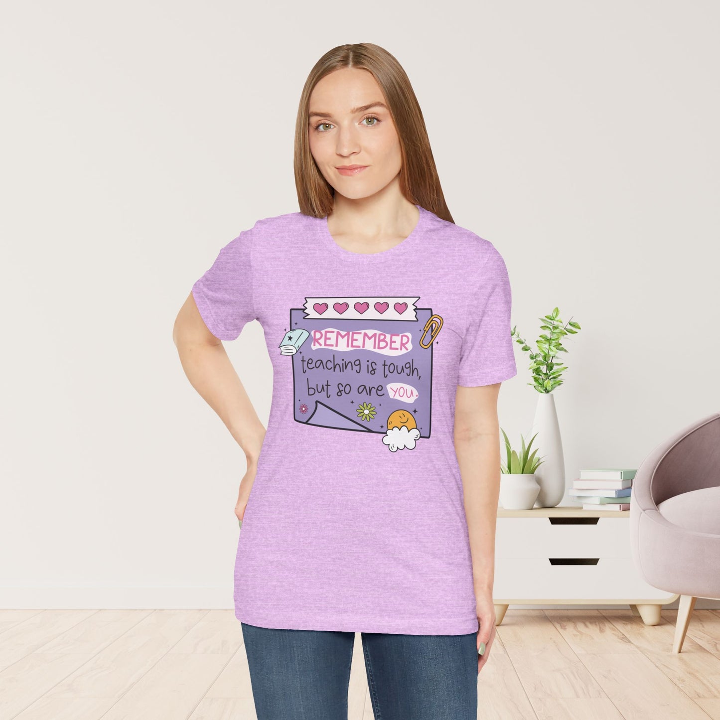 Trendy Motivational Teacher Soft Cotton Tee