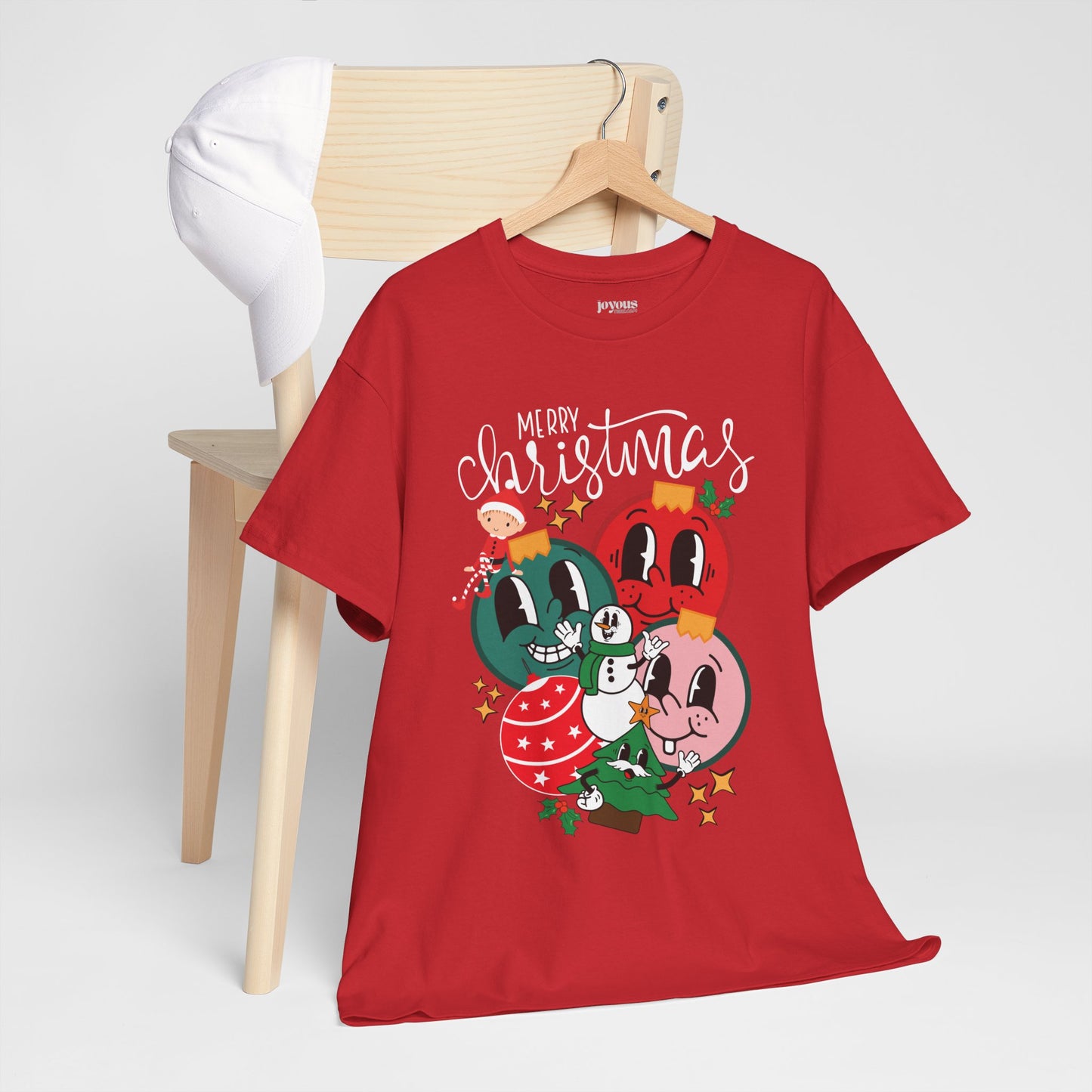 Trendy Christmas Ornament Shirt - Christmas Heavy Cotton Tee