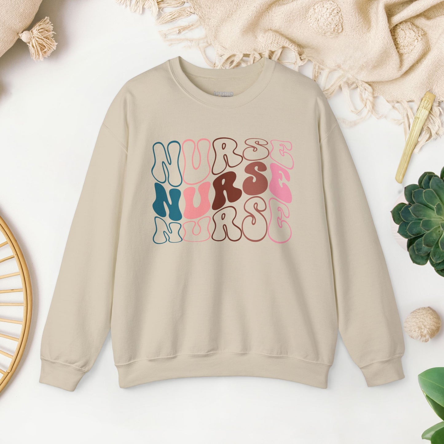 Groovy Nurse Sweatshirt for Registered Nurse