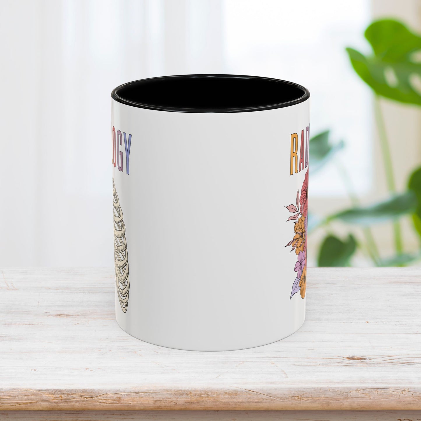 Floral Radiology Mug - RAD Tech Gift