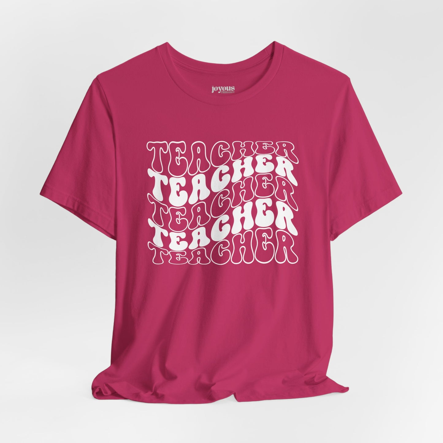 Groovy Teacher Soft Cotton Tee for School Teachers