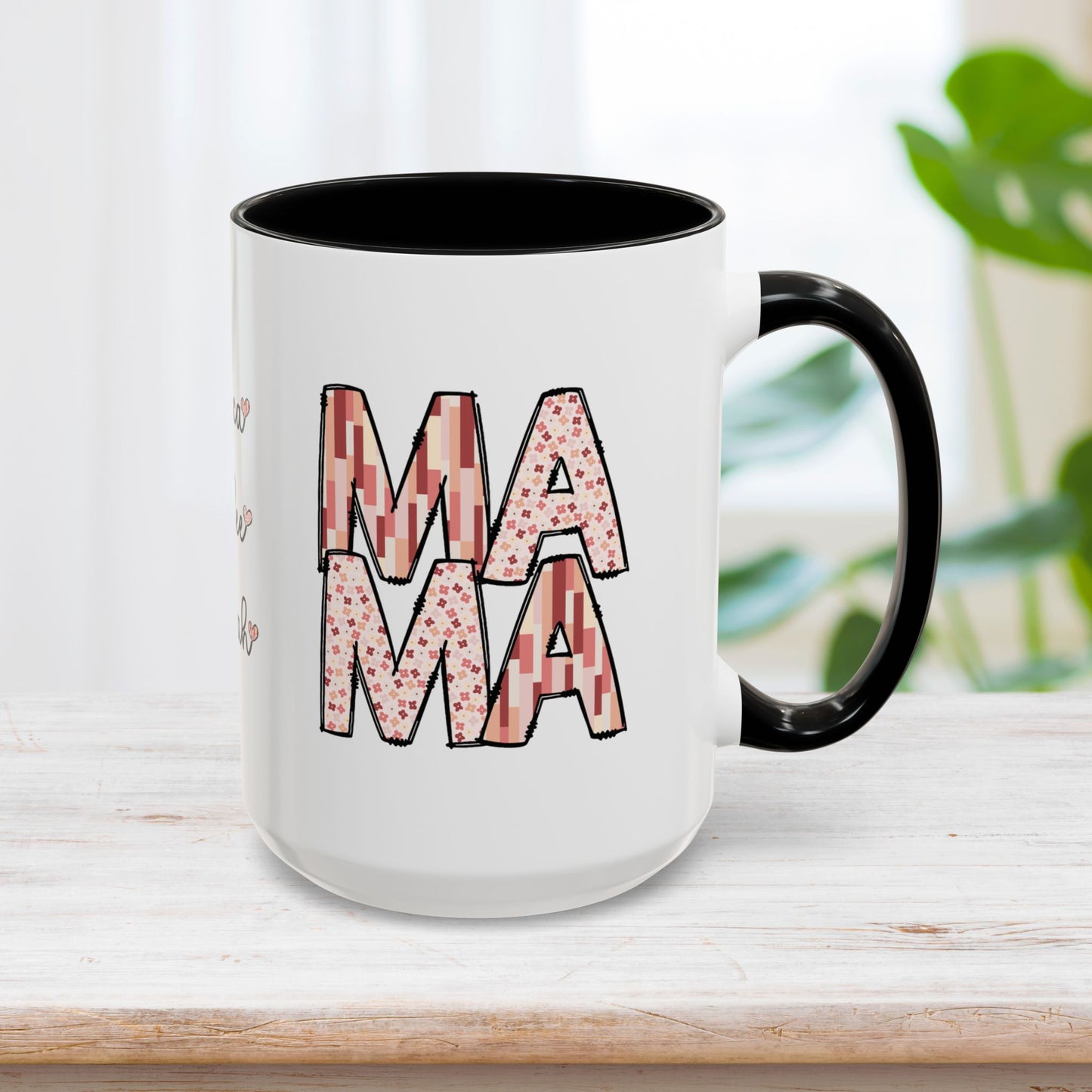 Personalized Mama Coffee Mug with Kids Names - Custom Mom Gifts for Mother's Day