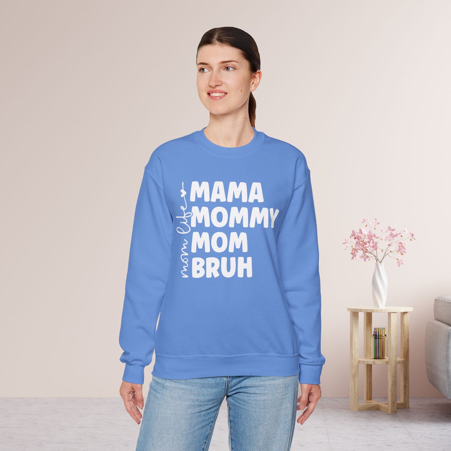 Mom Life Sweatshirt - Mama Crewneck Pullover