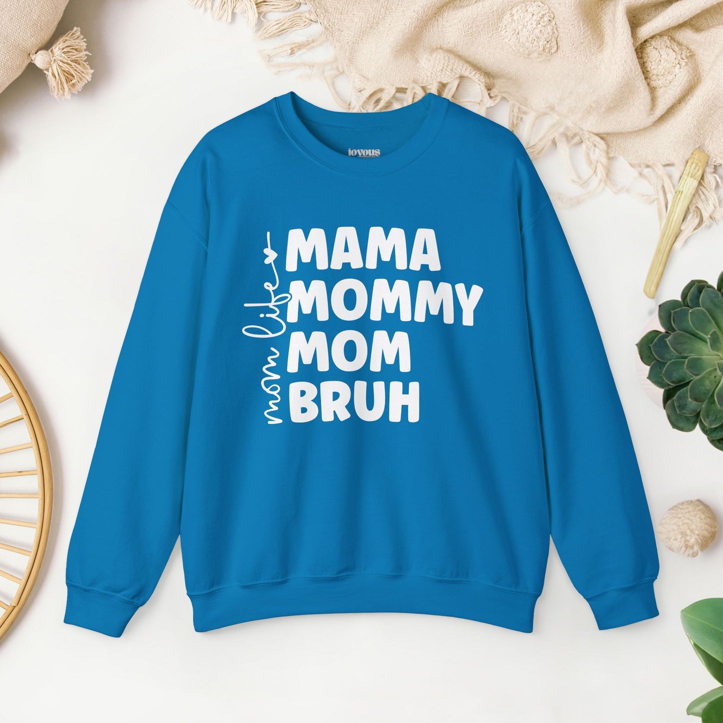 Mom Life Sweatshirt - Mama Crewneck Pullover