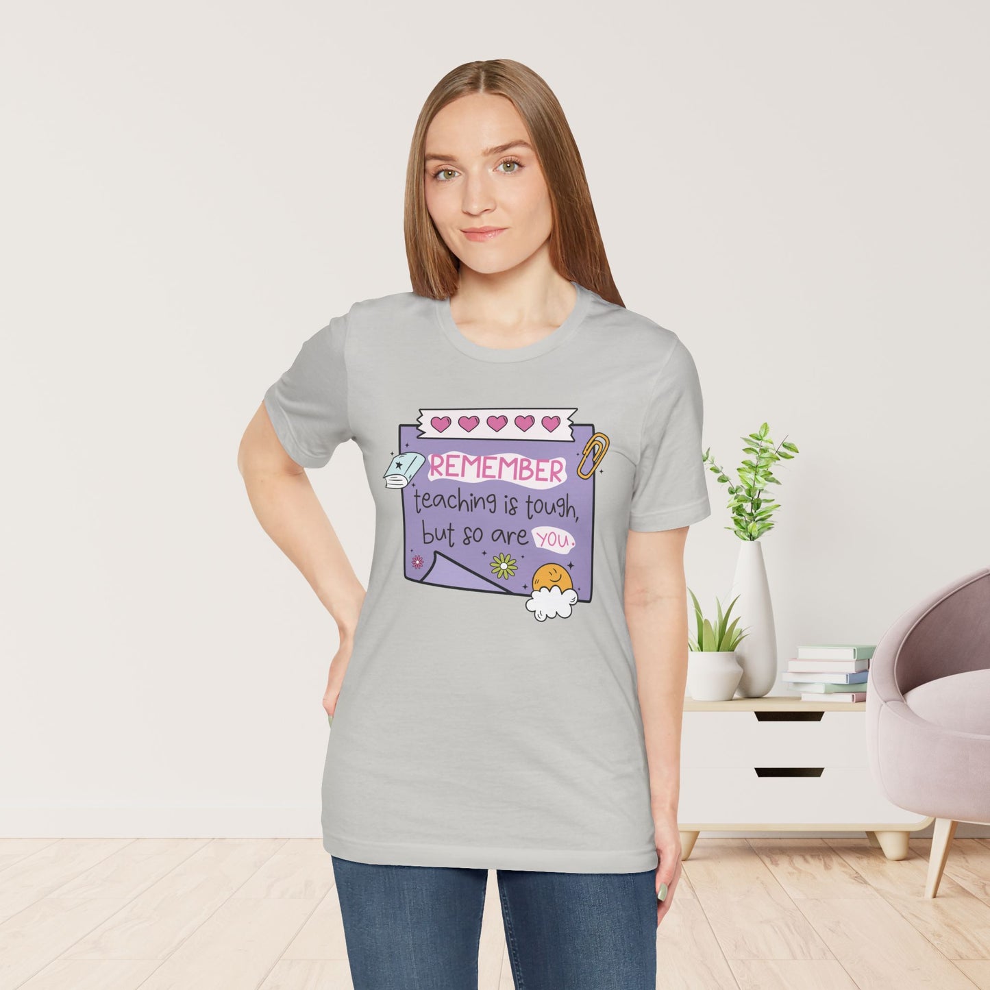 Trendy Motivational Teacher Soft Cotton Tee
