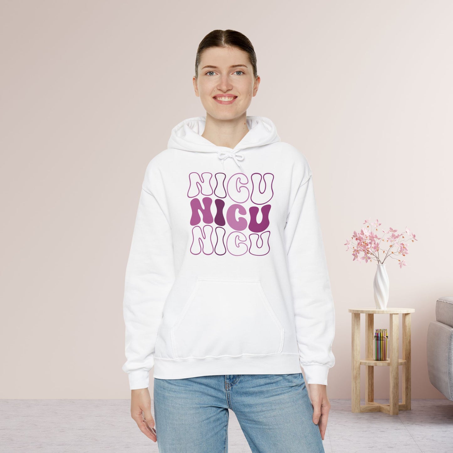 Groovy NICU Hoodie - Neonatal ICU Nurse Hoodie