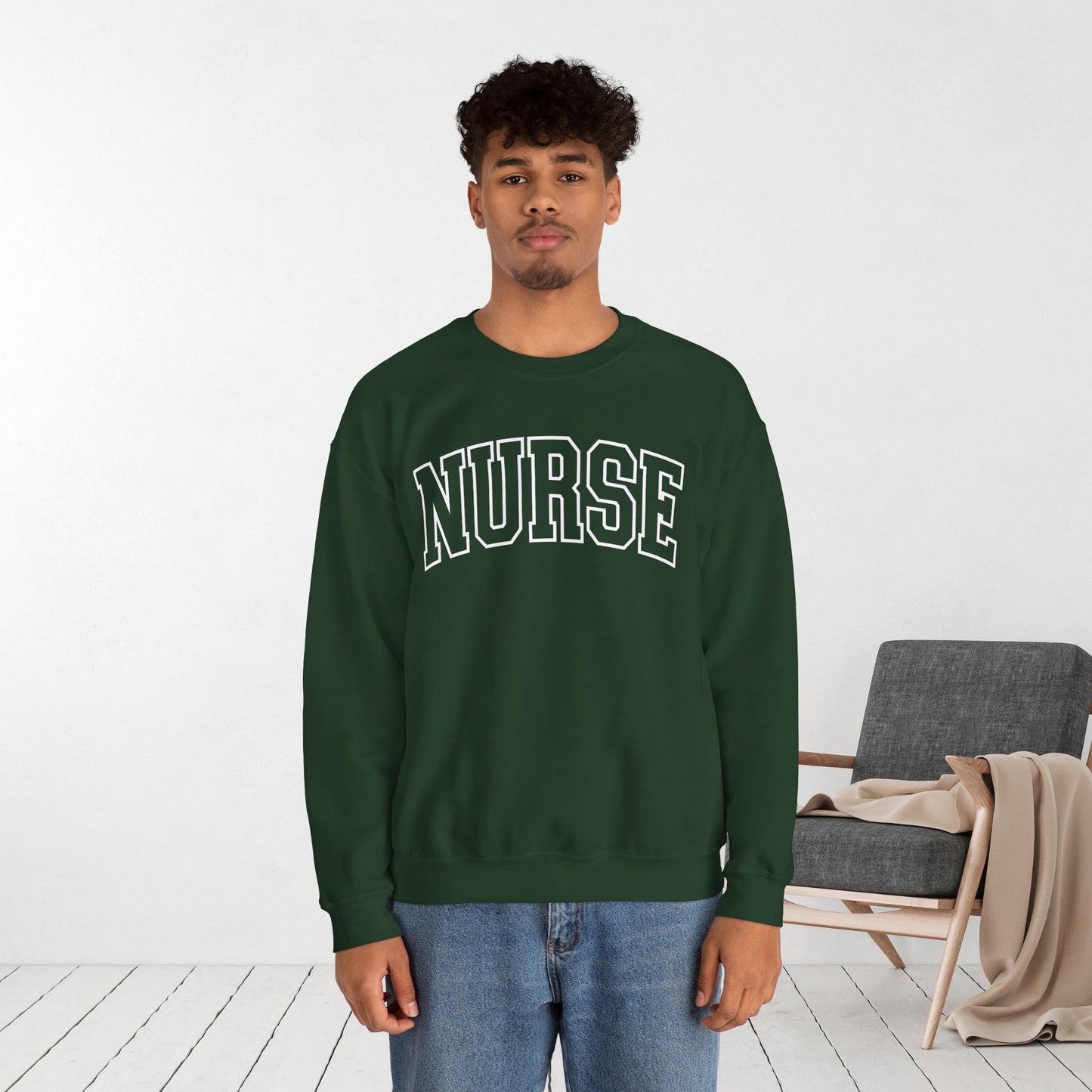 Unisex Retro Nurse Sweatshirt for Registered Nurse