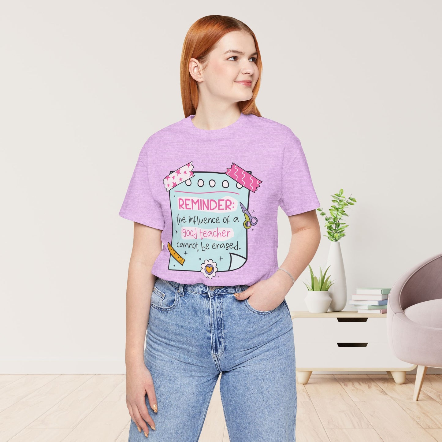 Trendy Motivational Teacher Soft Cotton Tee