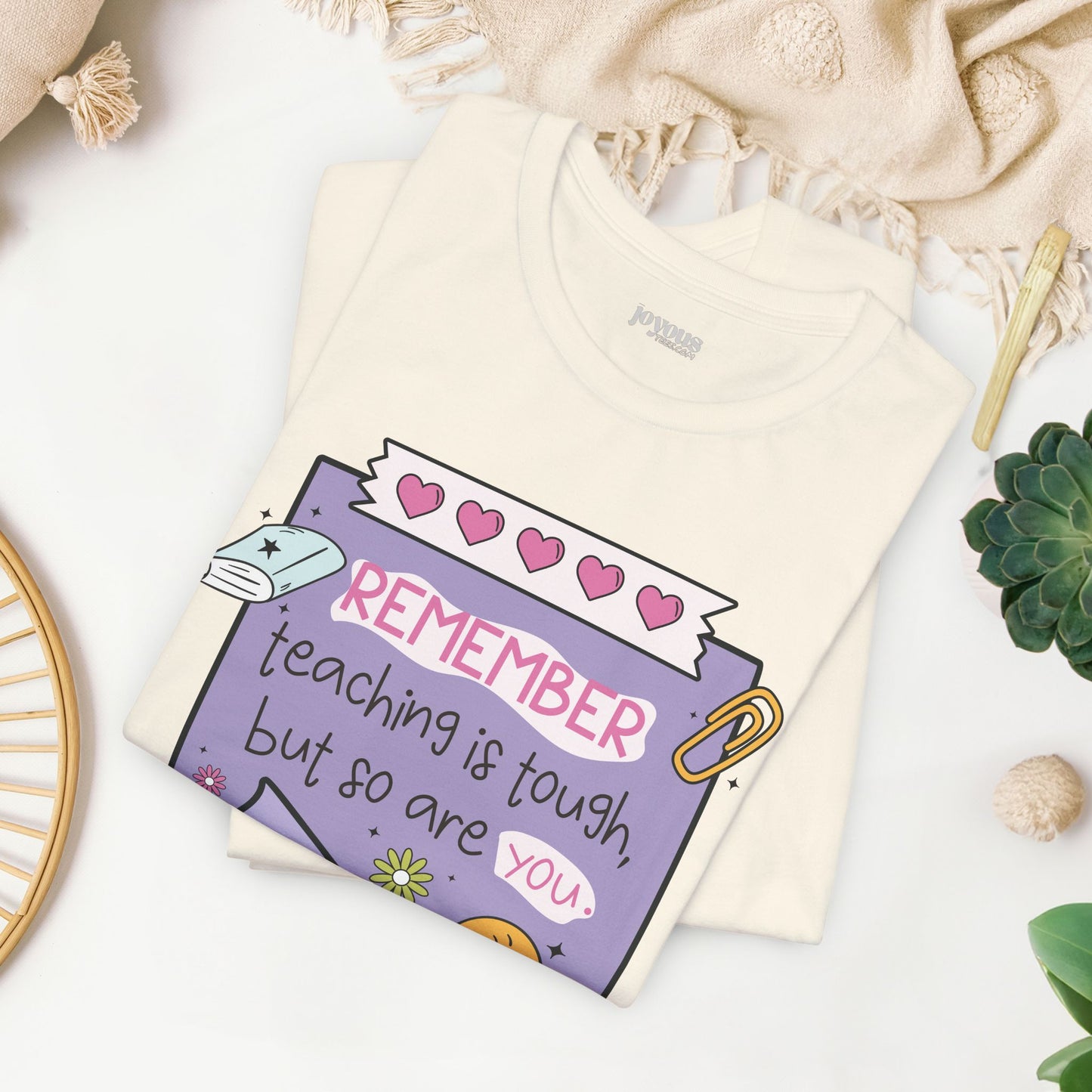 Trendy Motivational Teacher Soft Cotton Tee