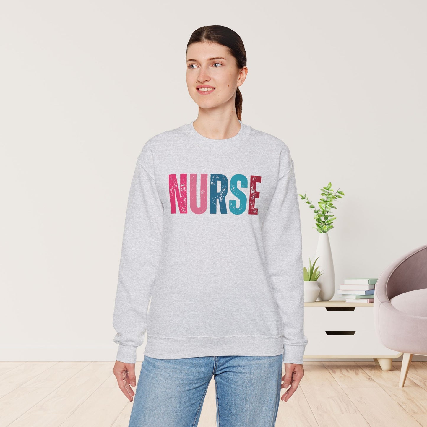 Trendy Nurse Sweatshirt for Registered Nurse