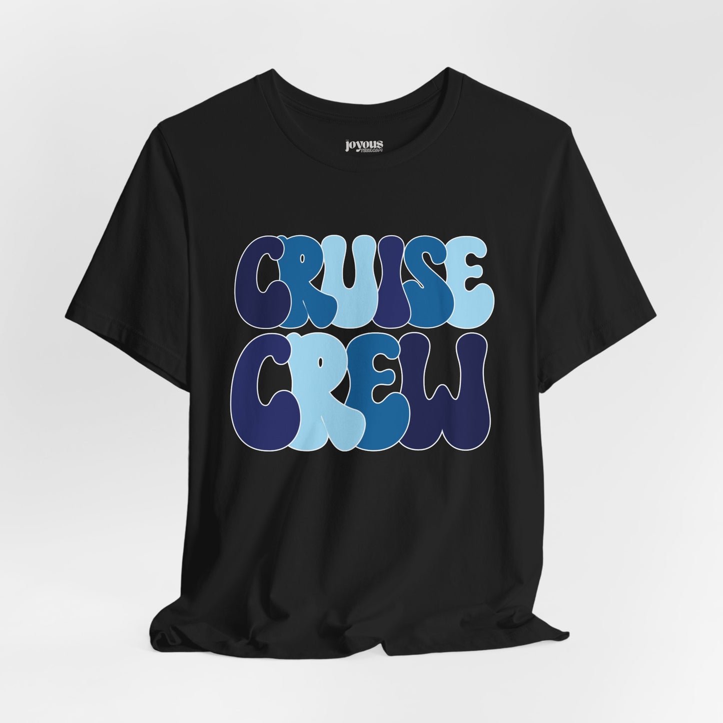 Blue Cruise Crew Shirt - Family Cruise Vacation Soft Cotton Tee