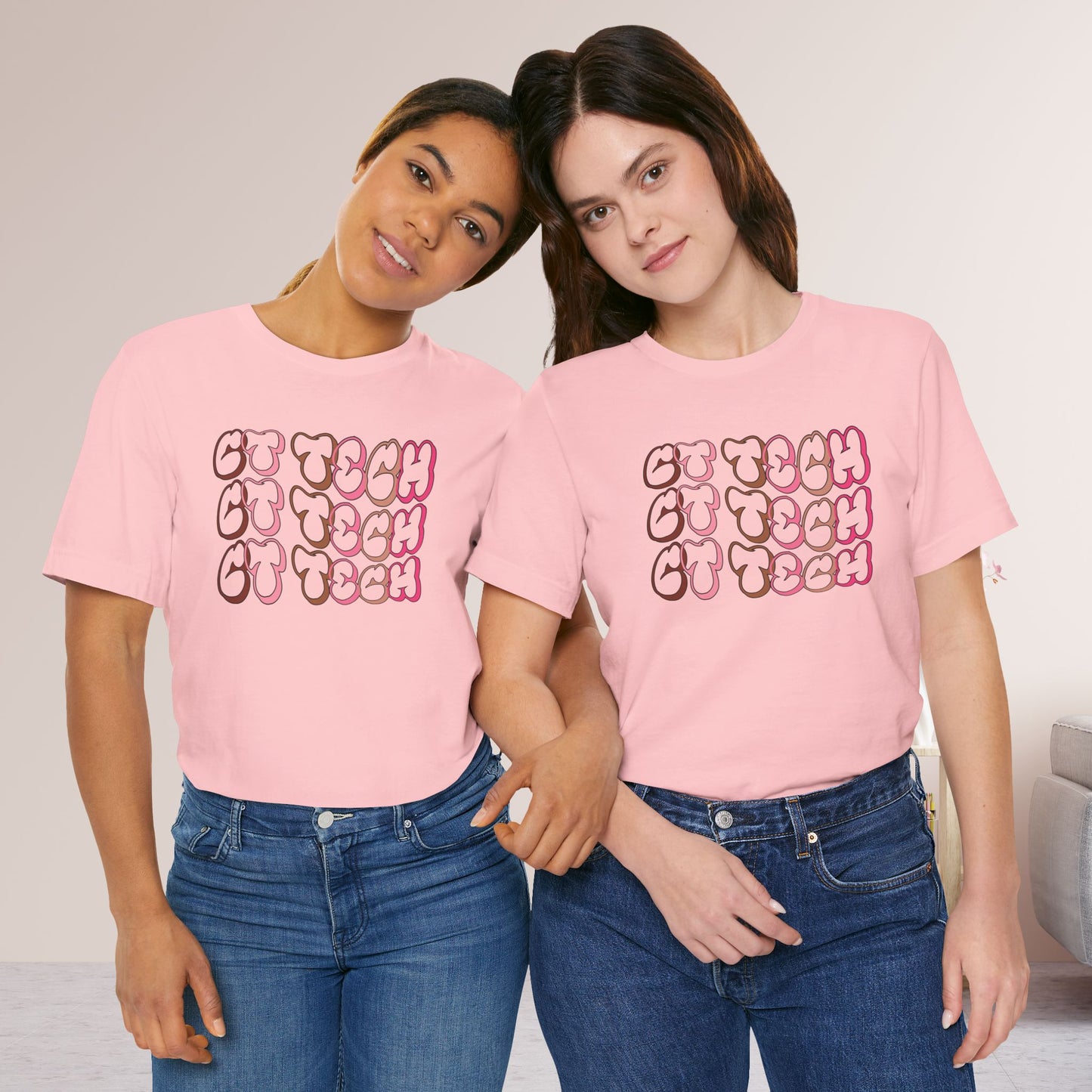 Groovy Colorful CT Tech Shirt - CT Technologist Soft Cotton Tee