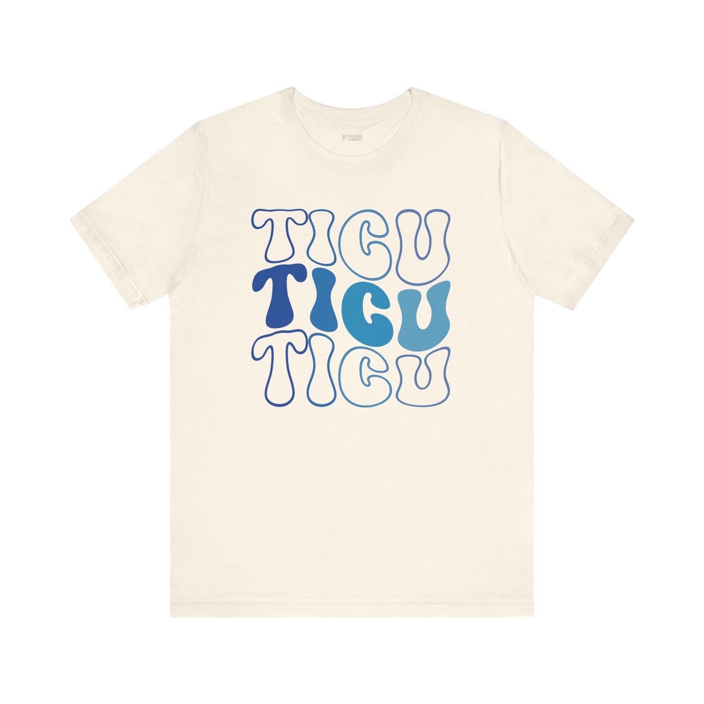 Groovy Blue TICU Shirt - Trauma ICU Nurse Soft Cotton Tee