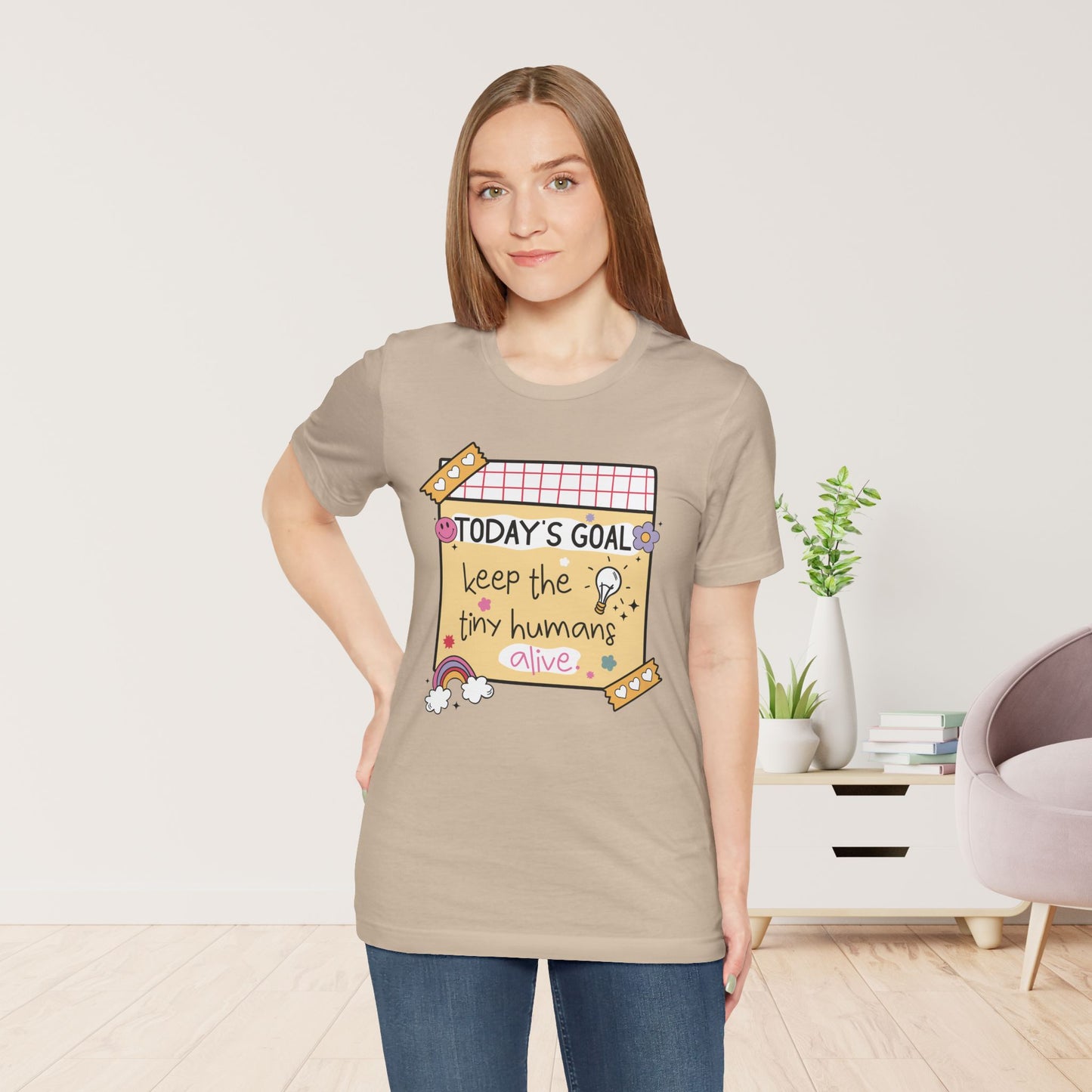 Trendy Motivational Teacher Soft Cotton Tee