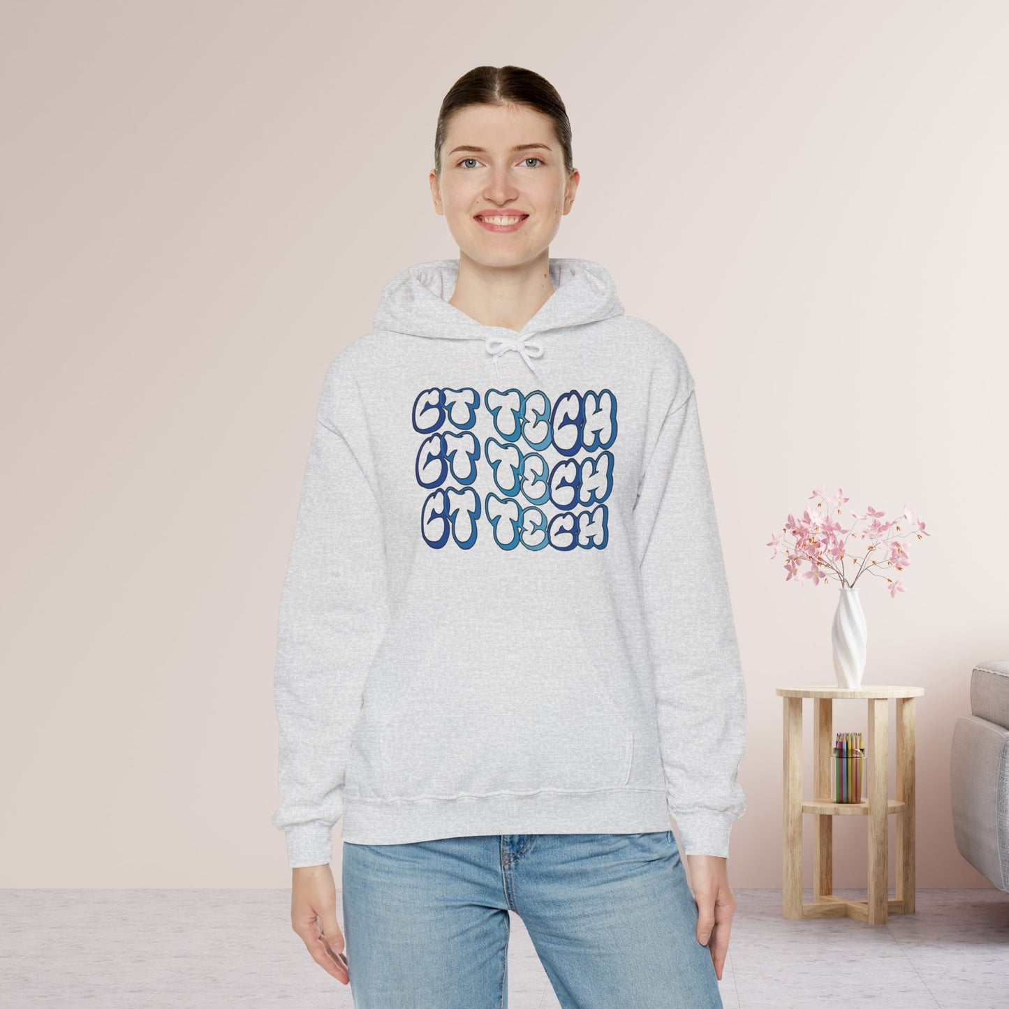 Groovy Blue CT Tech Hoodie - CT Technologist Hoodie