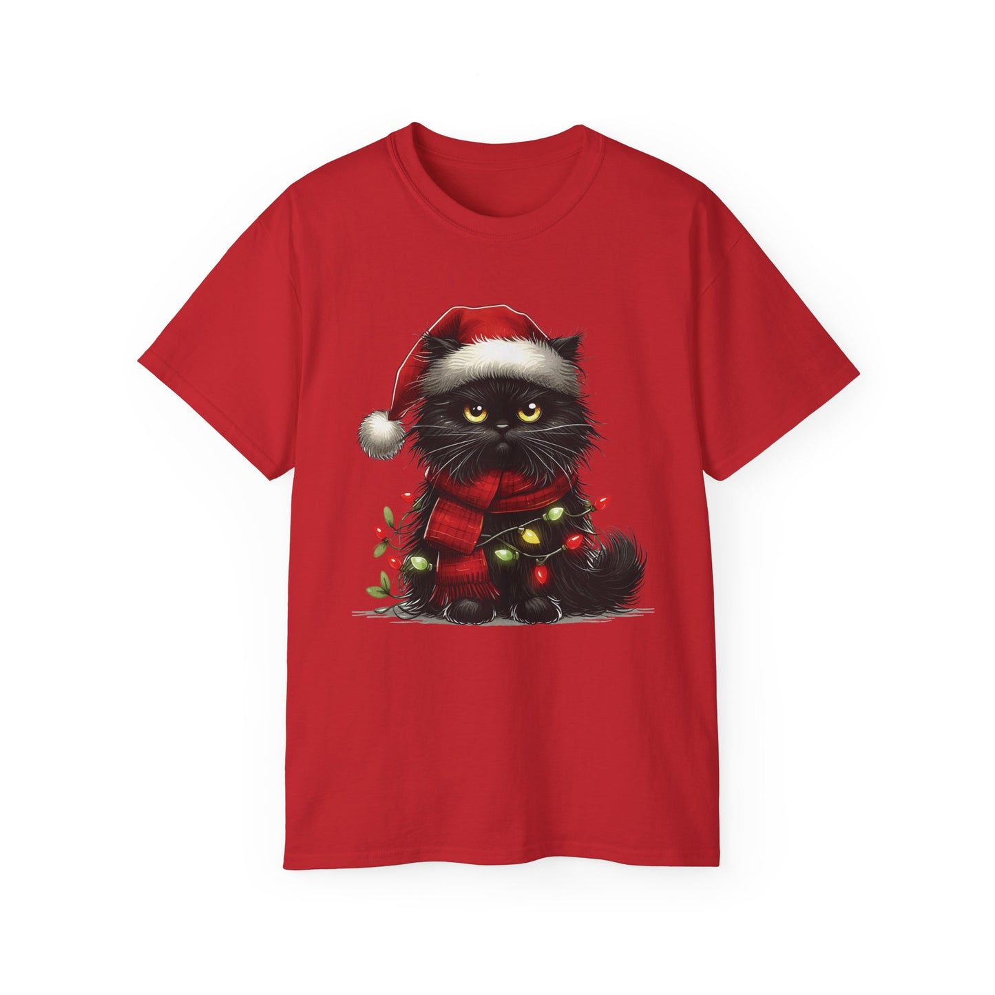 Funny Christmas Cat Ultra Cotton Tee