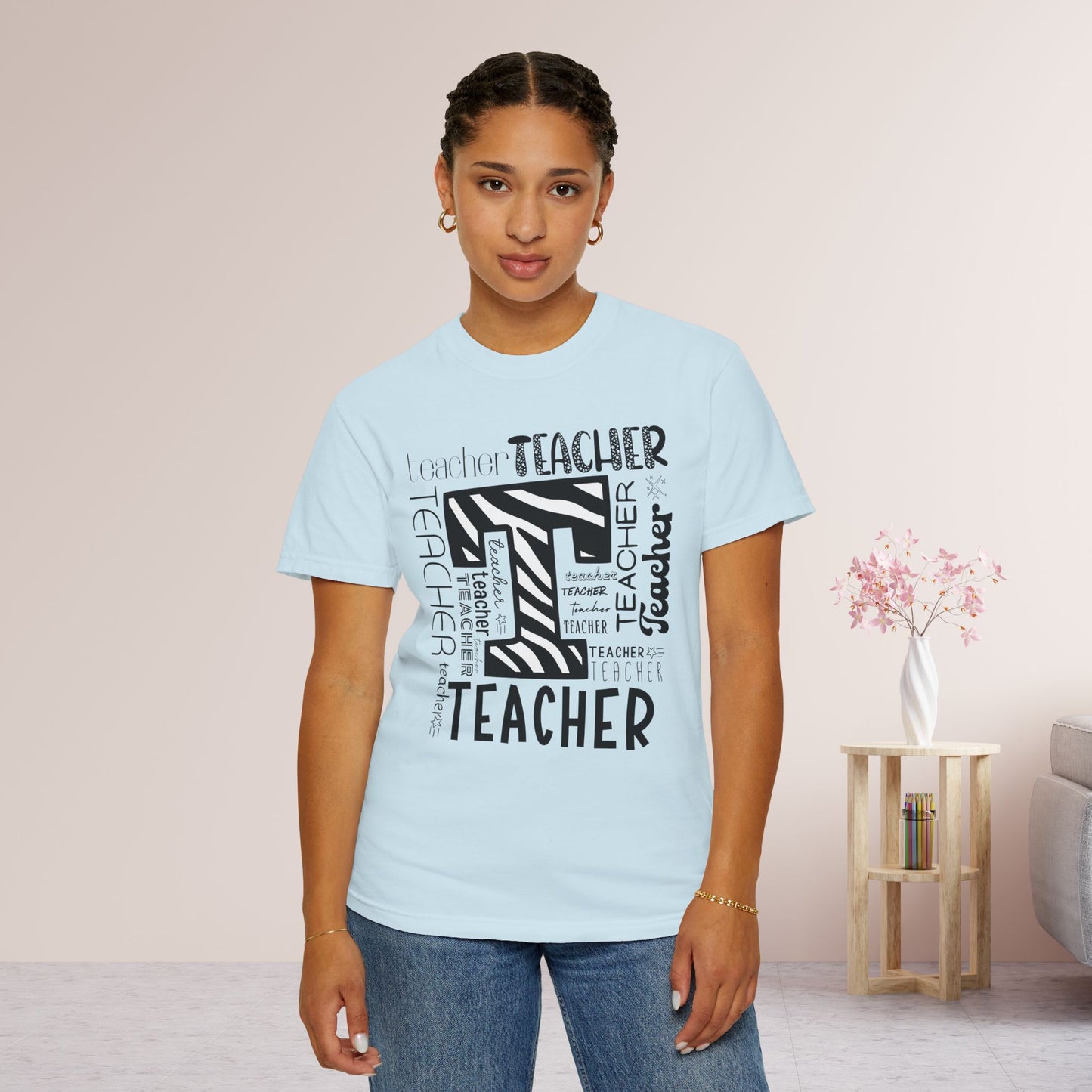 Trendy Teacher Comfort Colors Shirt
