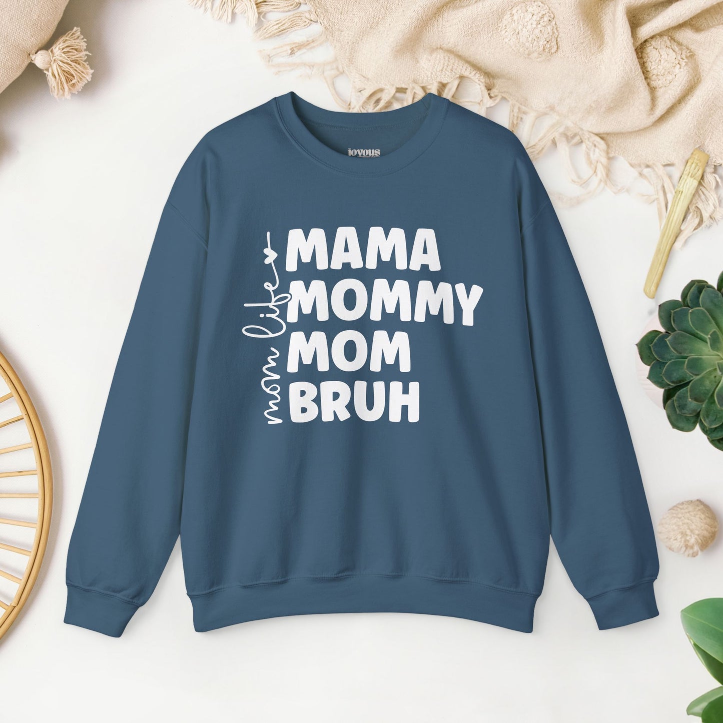 Mom Life Sweatshirt - Mama Crewneck Pullover