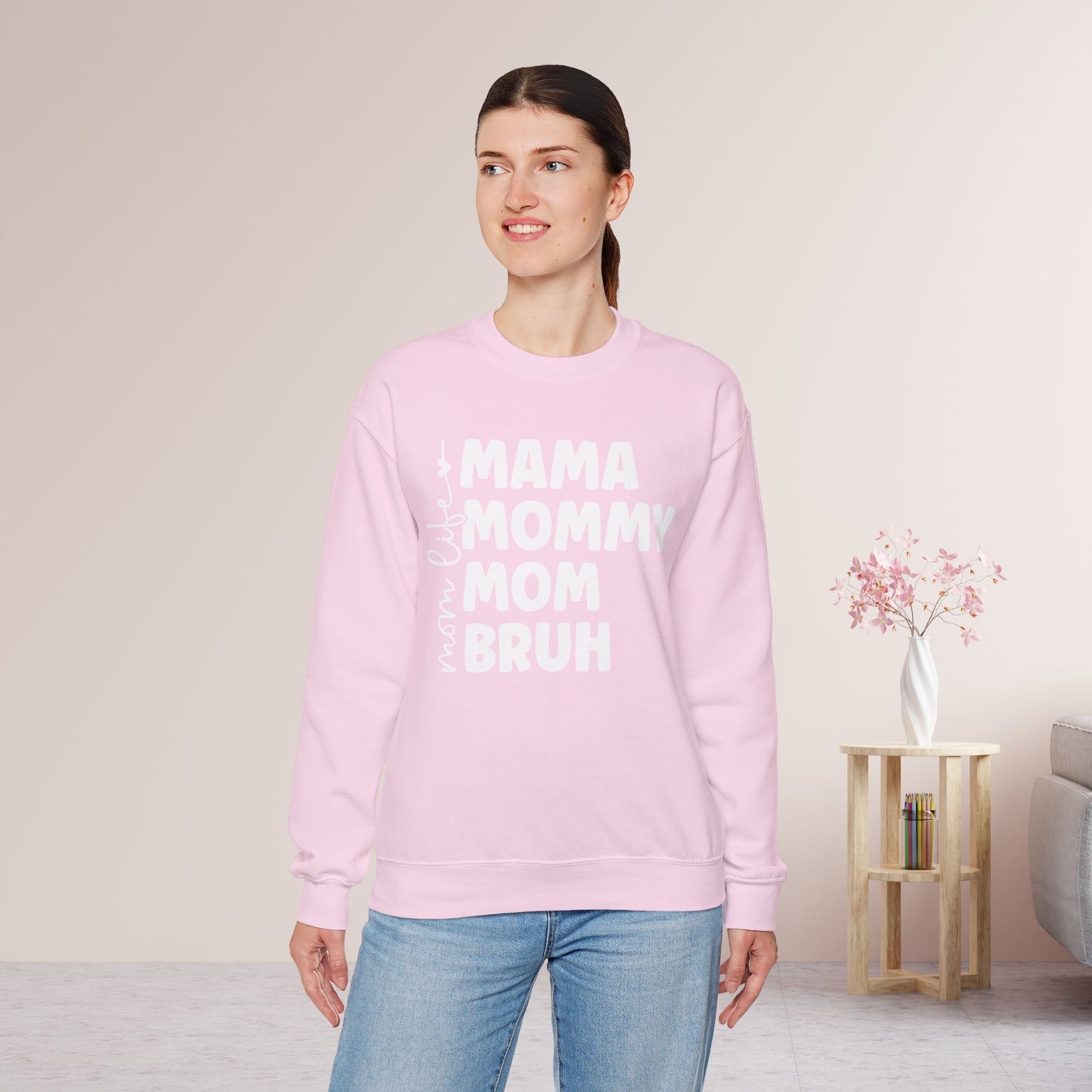 Mom Life Sweatshirt - Mama Crewneck Pullover