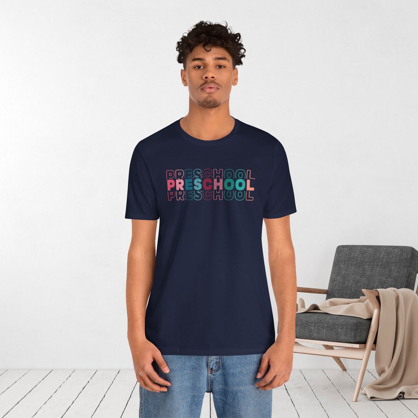 Unisex Preschool Teacher Soft Cotton Tee