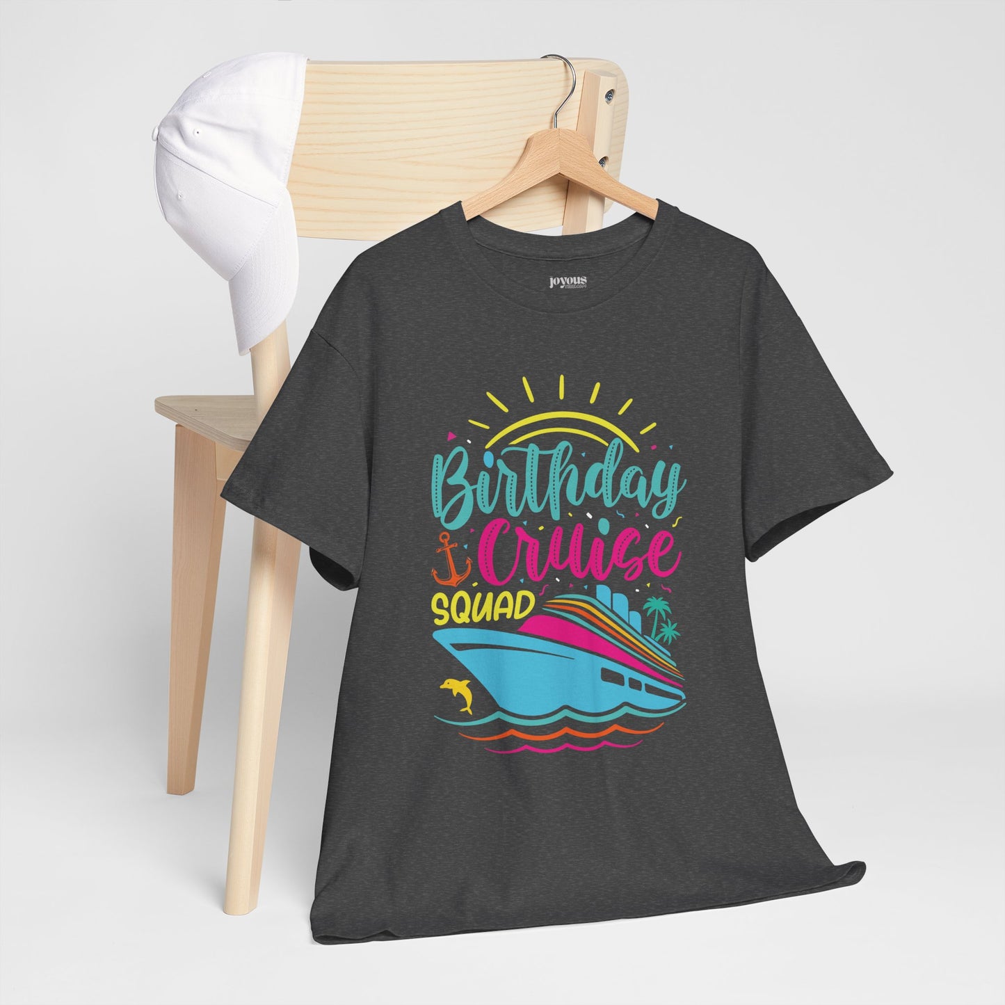 Birthday Cruise Squad Shirt - Family Cruise Vacation Heavy Cotton Tee