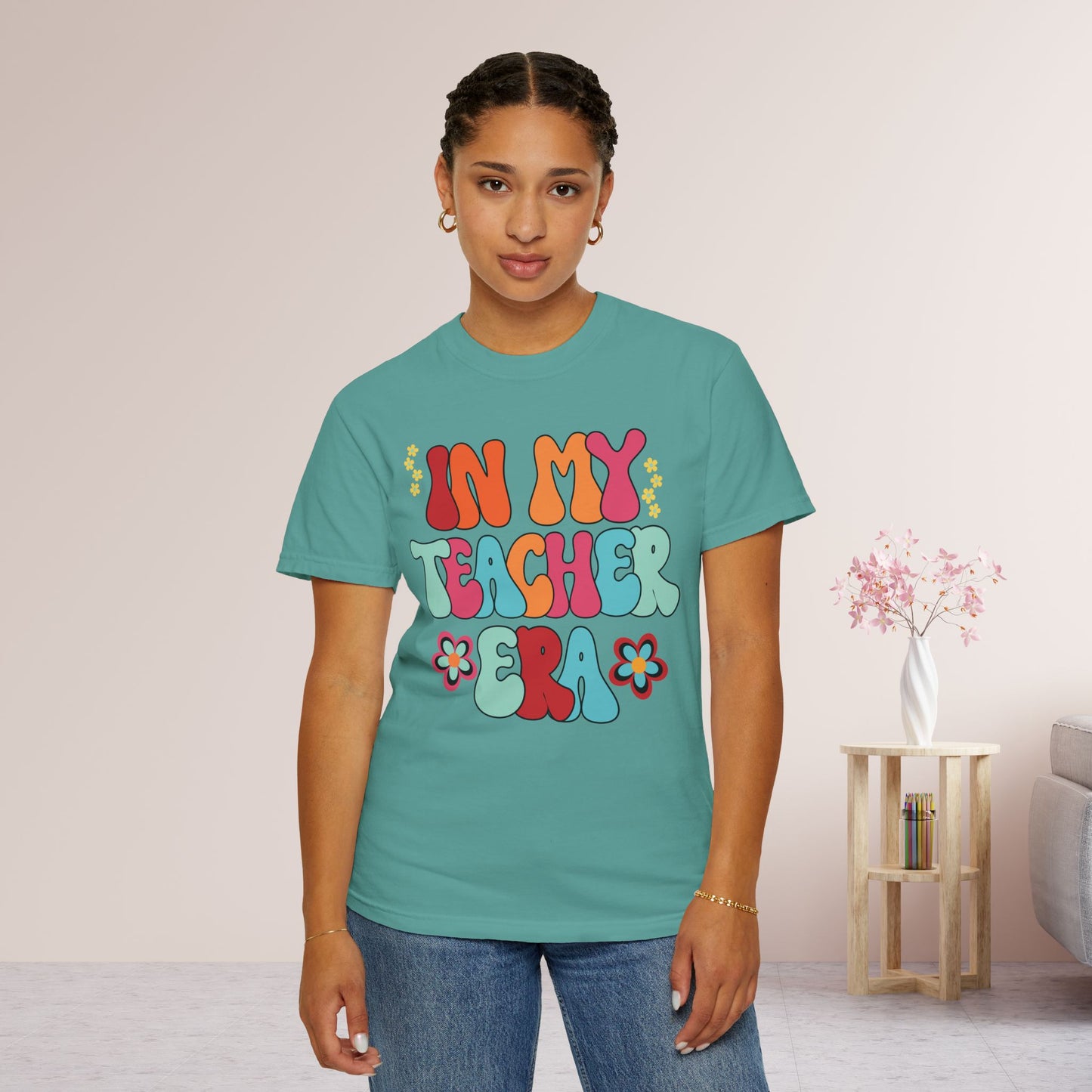 In My Teacher Era Comfort Colors Teacher Shirt
