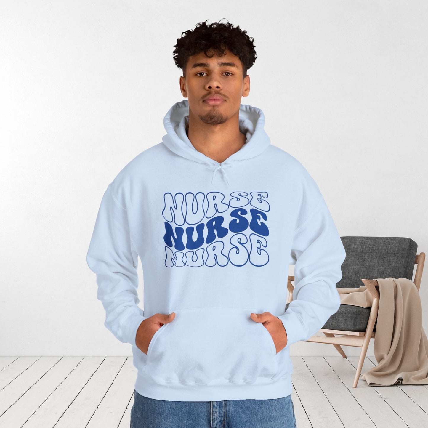 Groovy Nurse Hoodie - Registered Nurse Hoodie