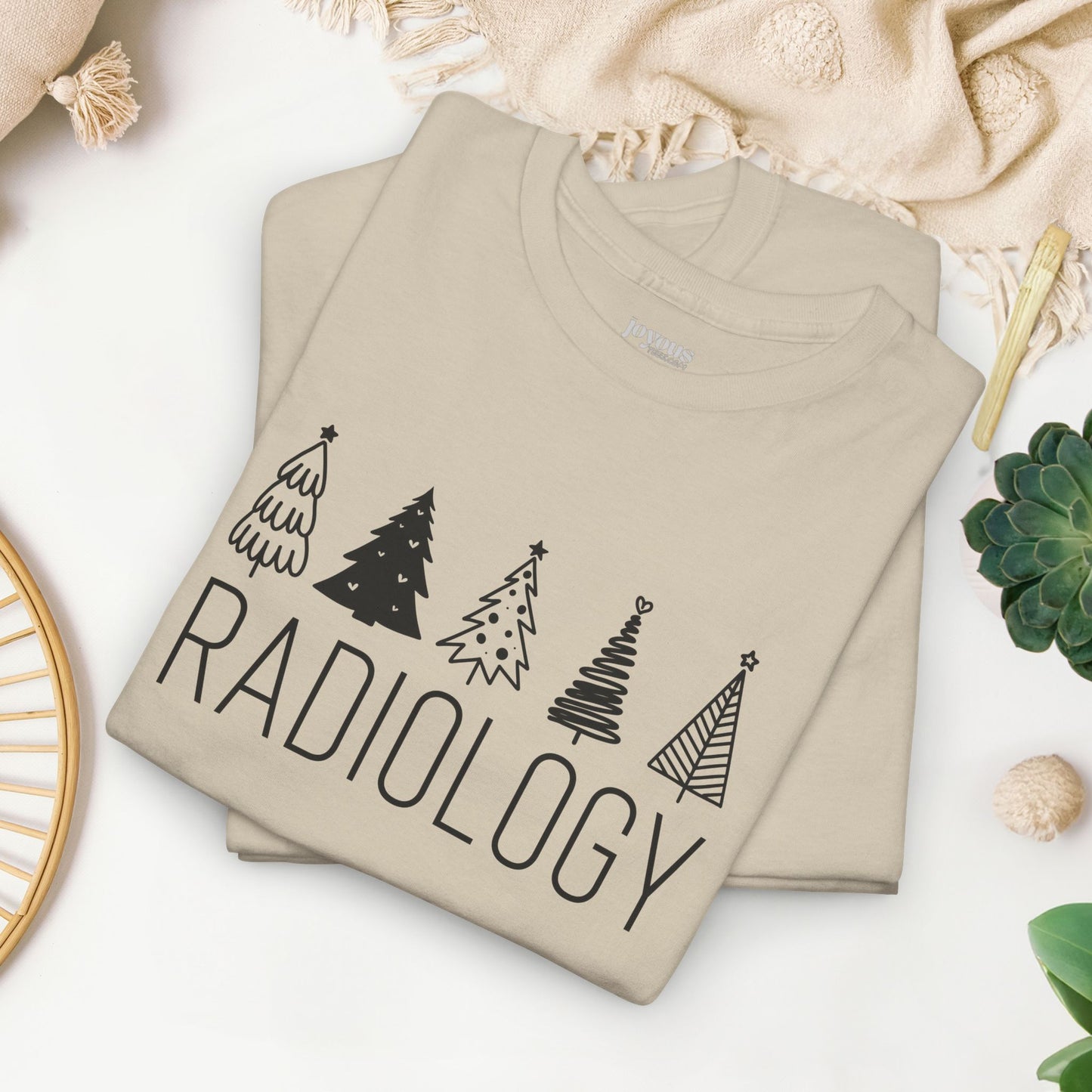 Christmas Tree Radiology Heavy Cotton Tee