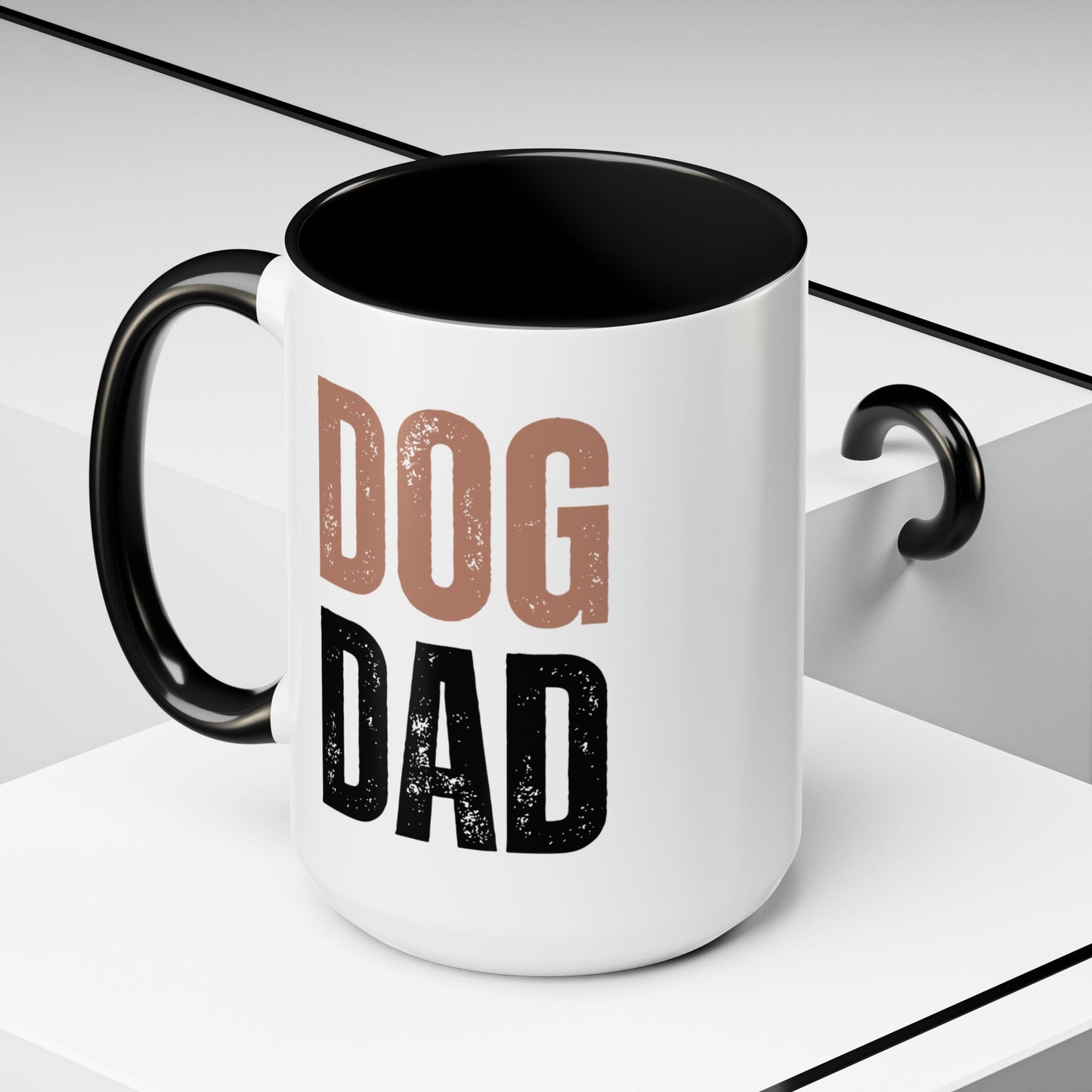 Personalized Dog Dad Coffee Mug with Dog Names - Custom Dog Dad Gifts for Father's Day