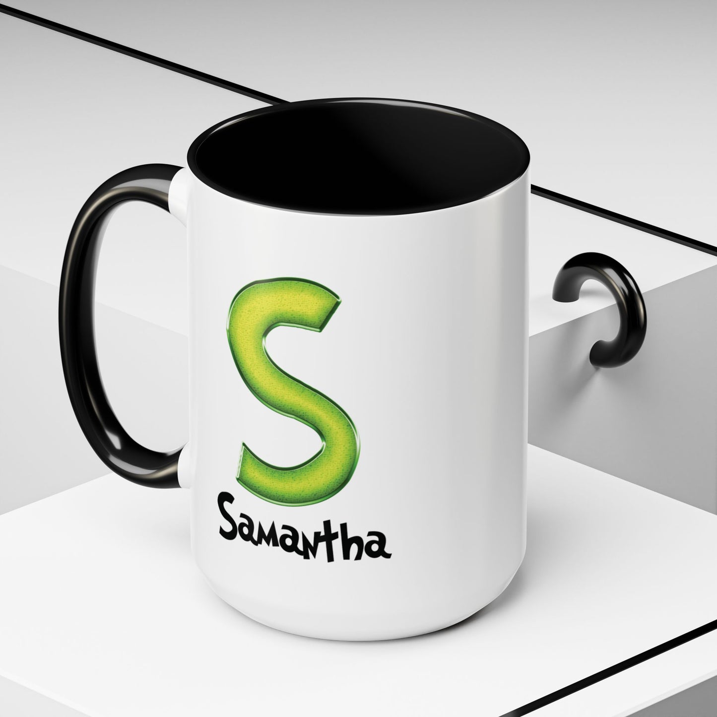 Custom Name Initial Grinch Letter Mug - Personalized Christmas Gifts - Grinch Mug A-Z