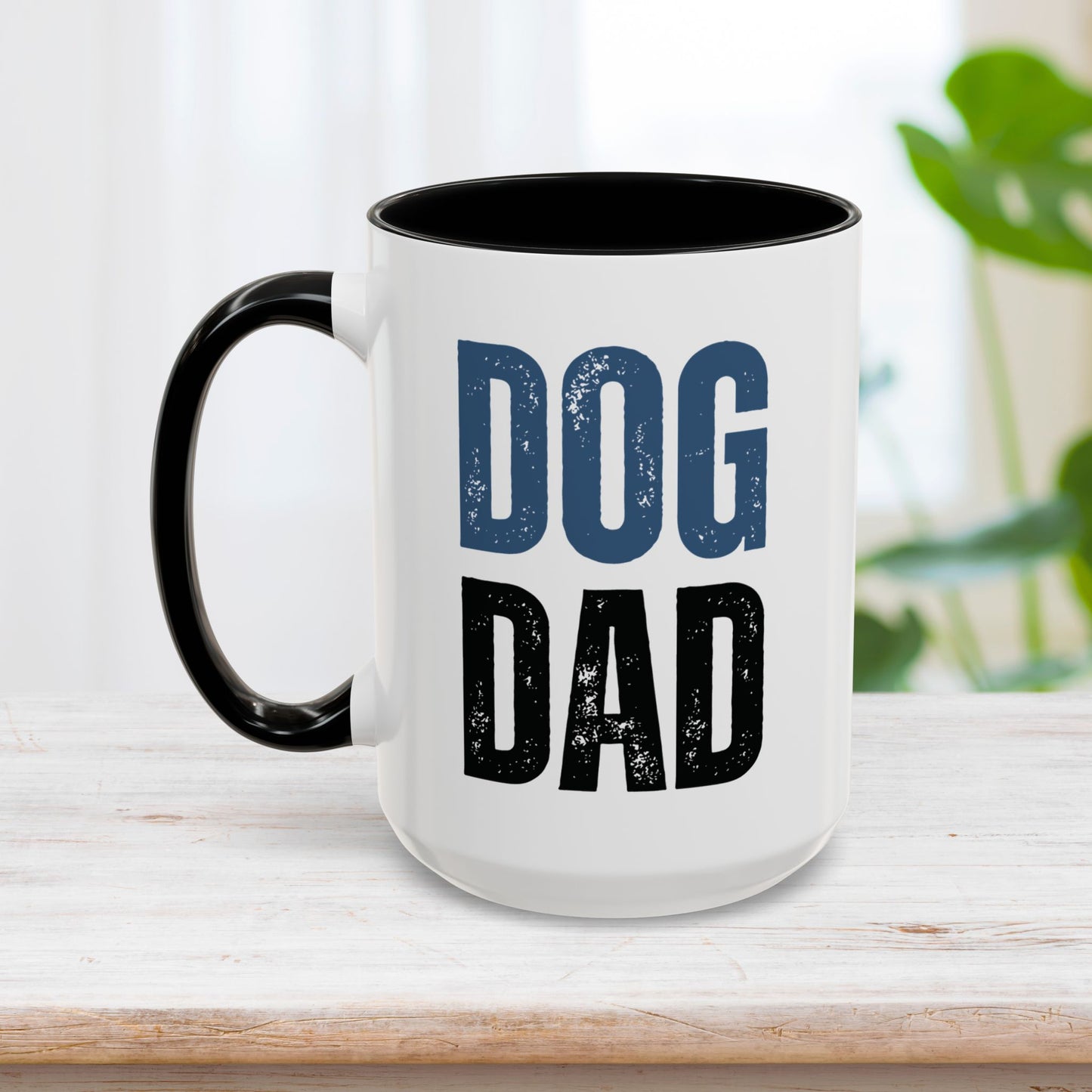 Personalized Dog Dad Coffee Mug with Dog Names - Custom Dog Dad Gifts for Father's Day