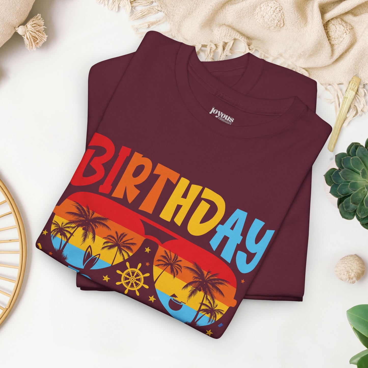 Birthday Cruise Squad Shirt - Family Cruise Vacation Heavy Cotton Tee