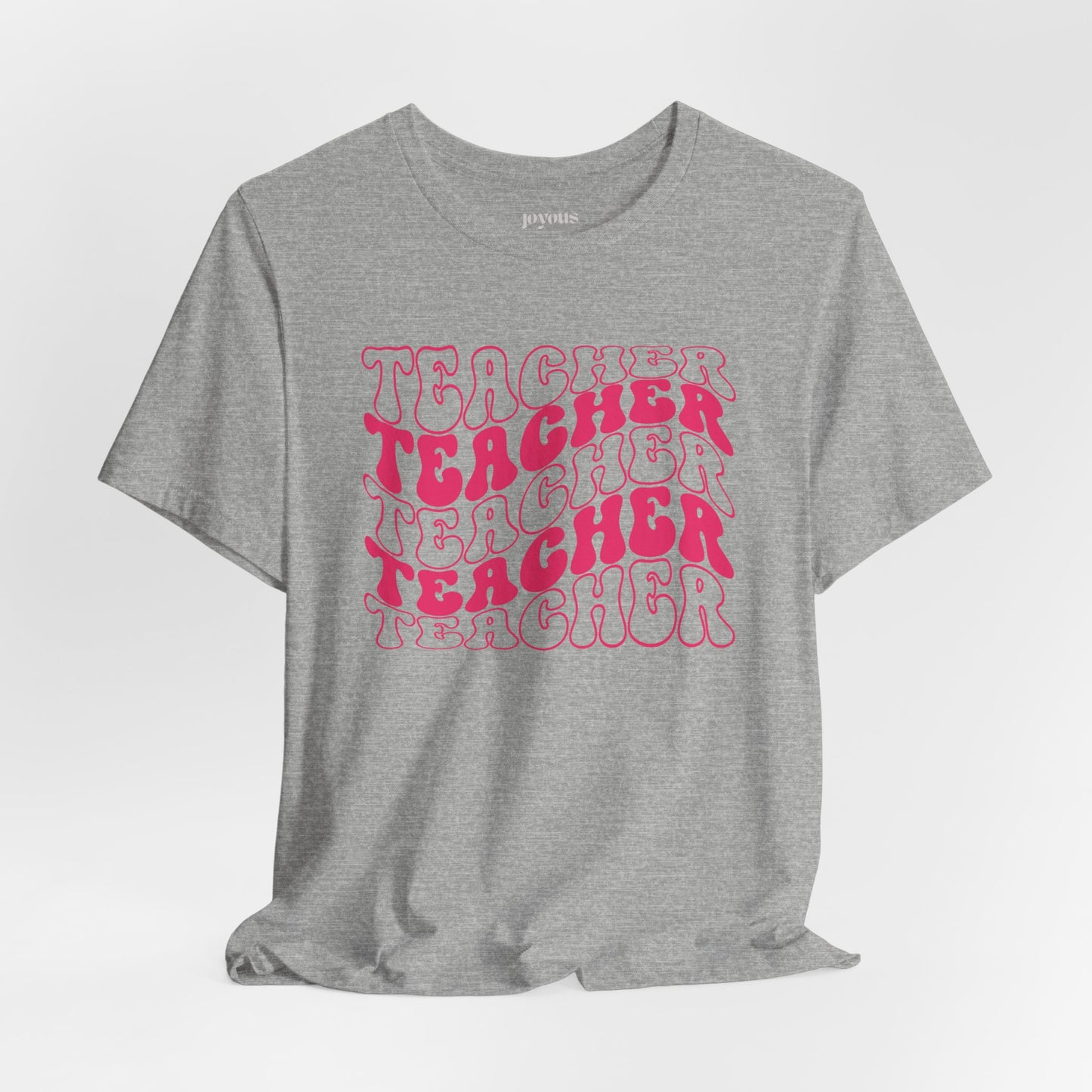 Groovy Trendy Teacher Soft Cotton Tee for School Teachers